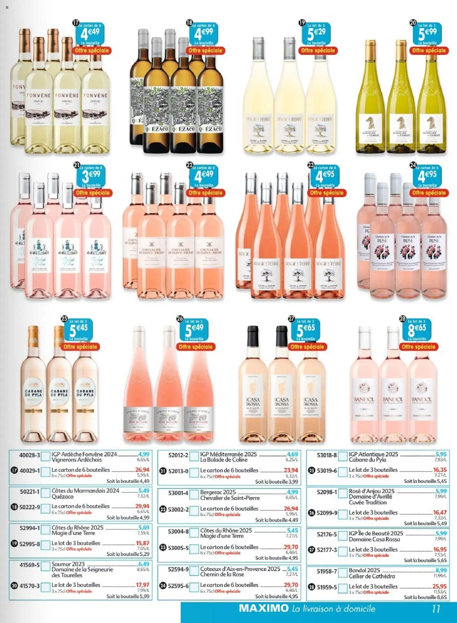 Maximo catalogue à partir du 17/07/2026 Maximo catalogue epicerie