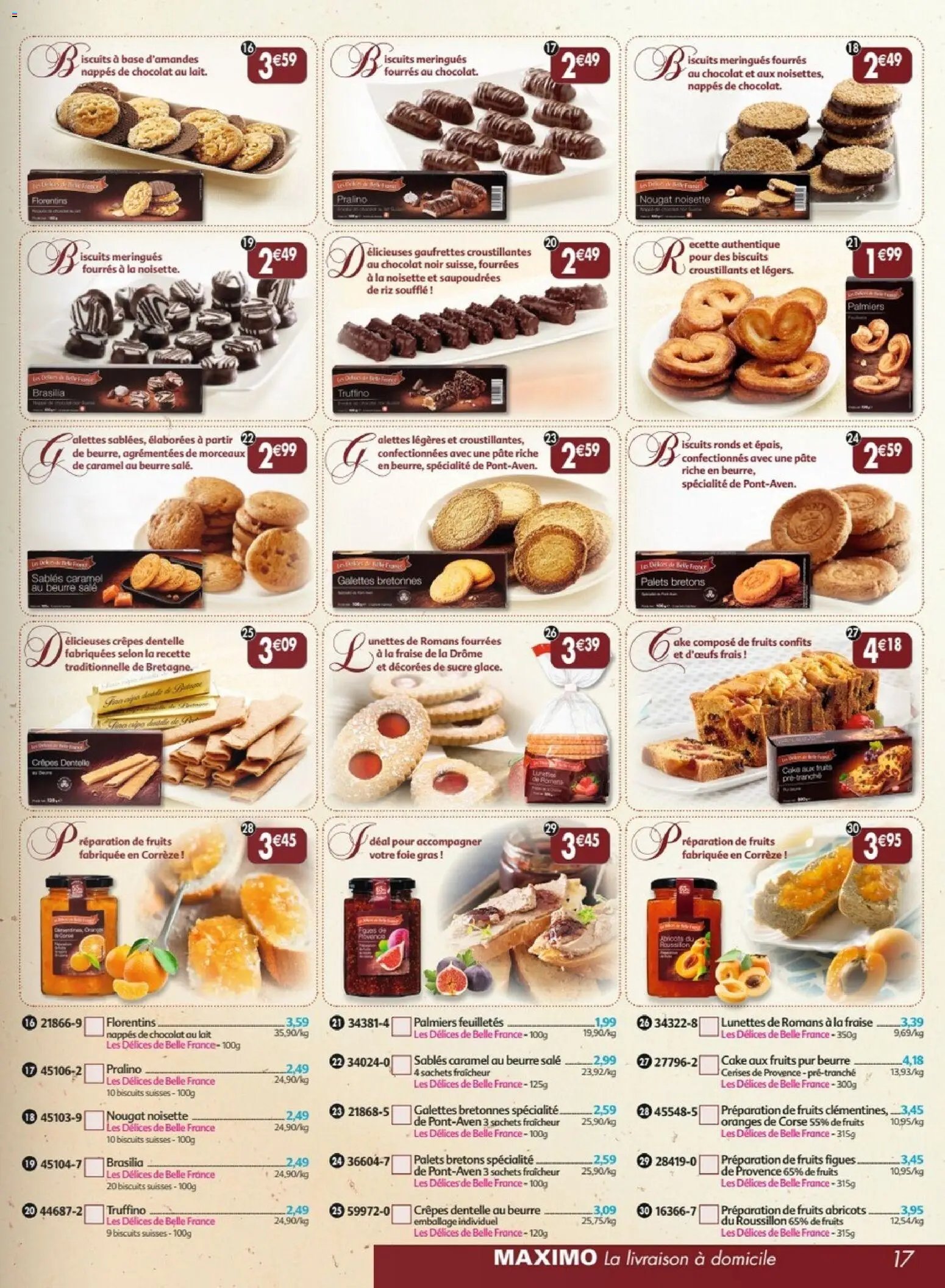 Maximo catalogue à partir du 17/07/2026 Maximo catalogue epicerie
