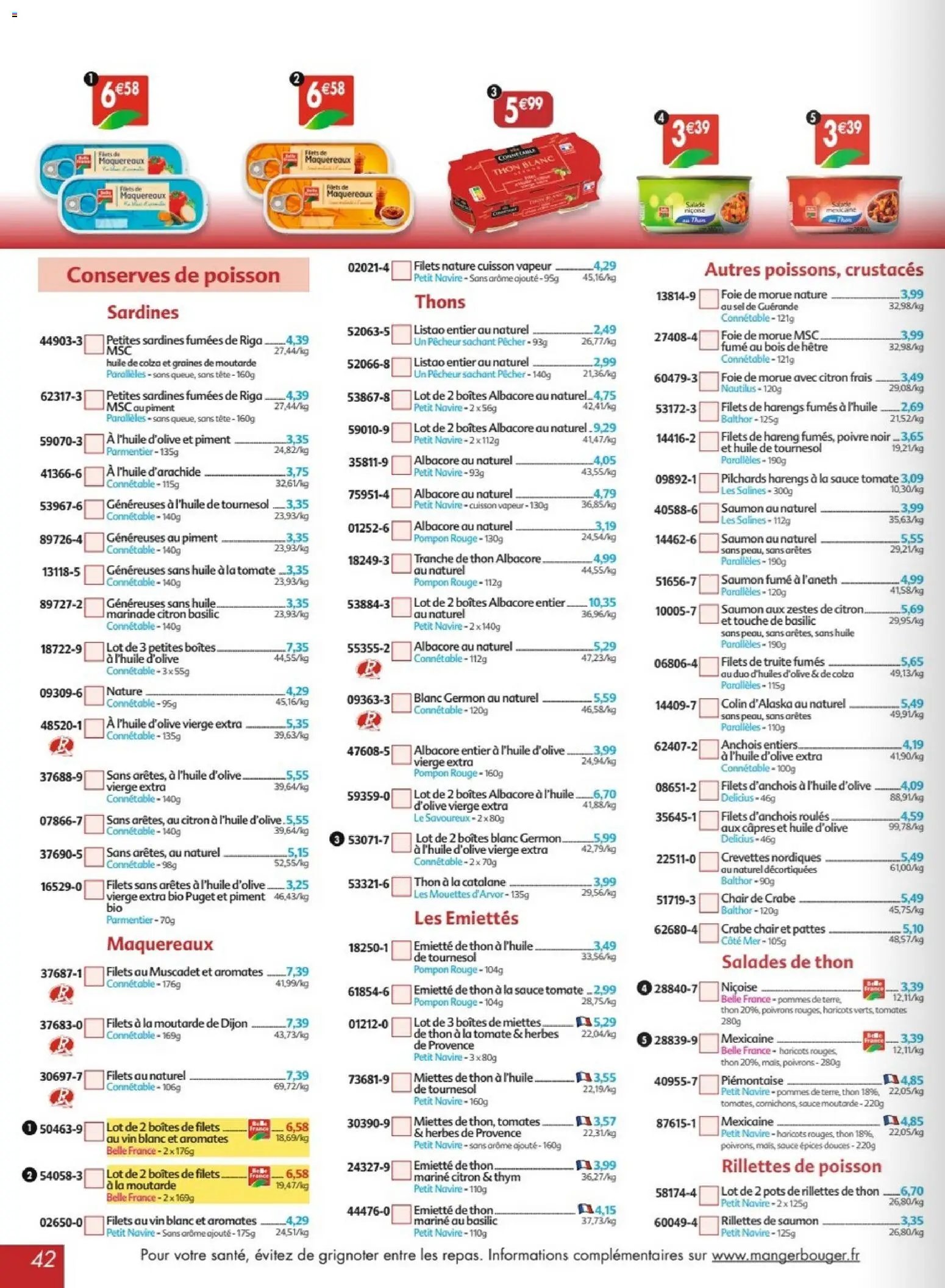 Maximo catalogue à partir du 17/07/2026 Maximo catalogue epicerie