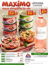 Maximo catalogue à partir du 17/07/2026 Maximo catalogue epicerie