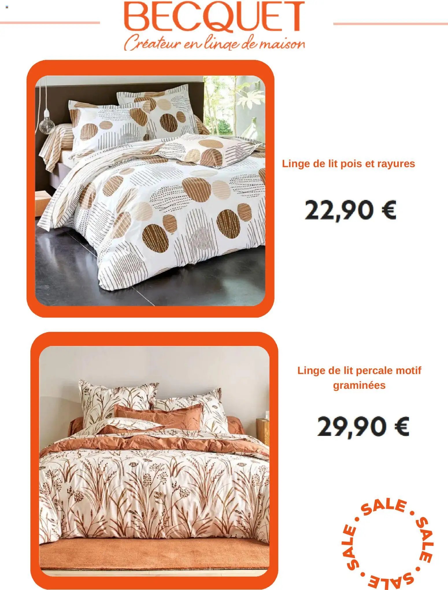 Becquet catalogue à partir du 11/09/2026 Becquet catalogue Automne