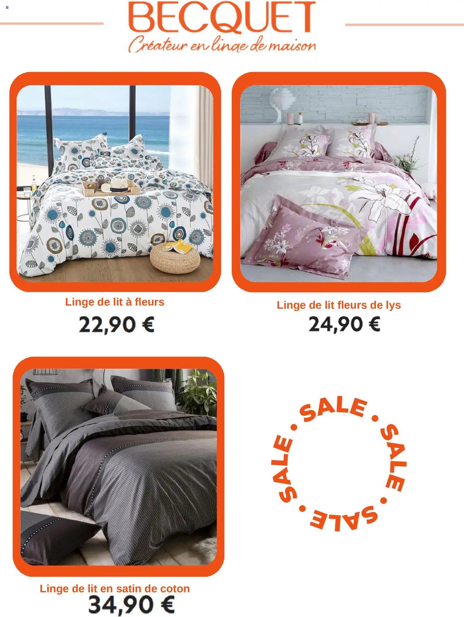 Becquet catalogue à partir du 11/09/2026 Becquet catalogue Automne