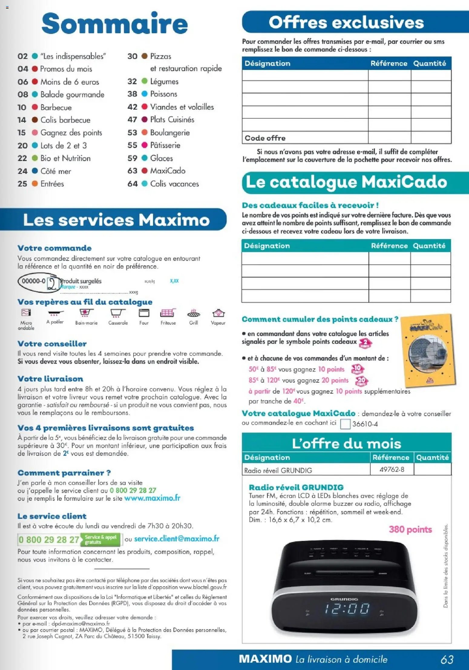 Maximo catalogue à partir du 17/07/2026 Maximo catalogue