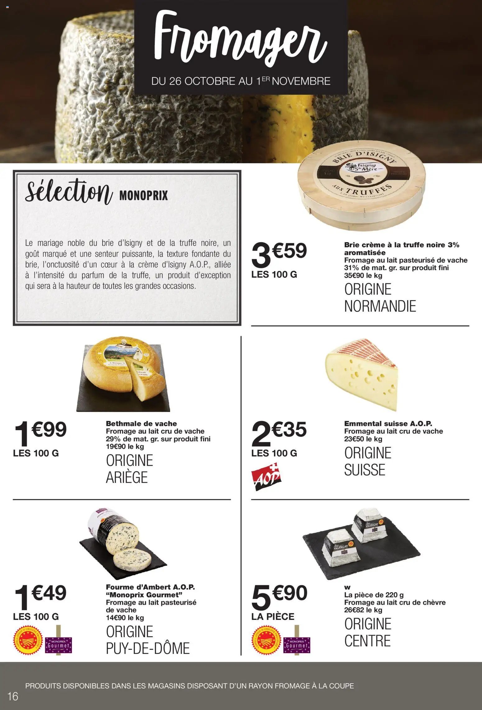 Monoprix catalogue 20/10/2026 - nouveau prospectus