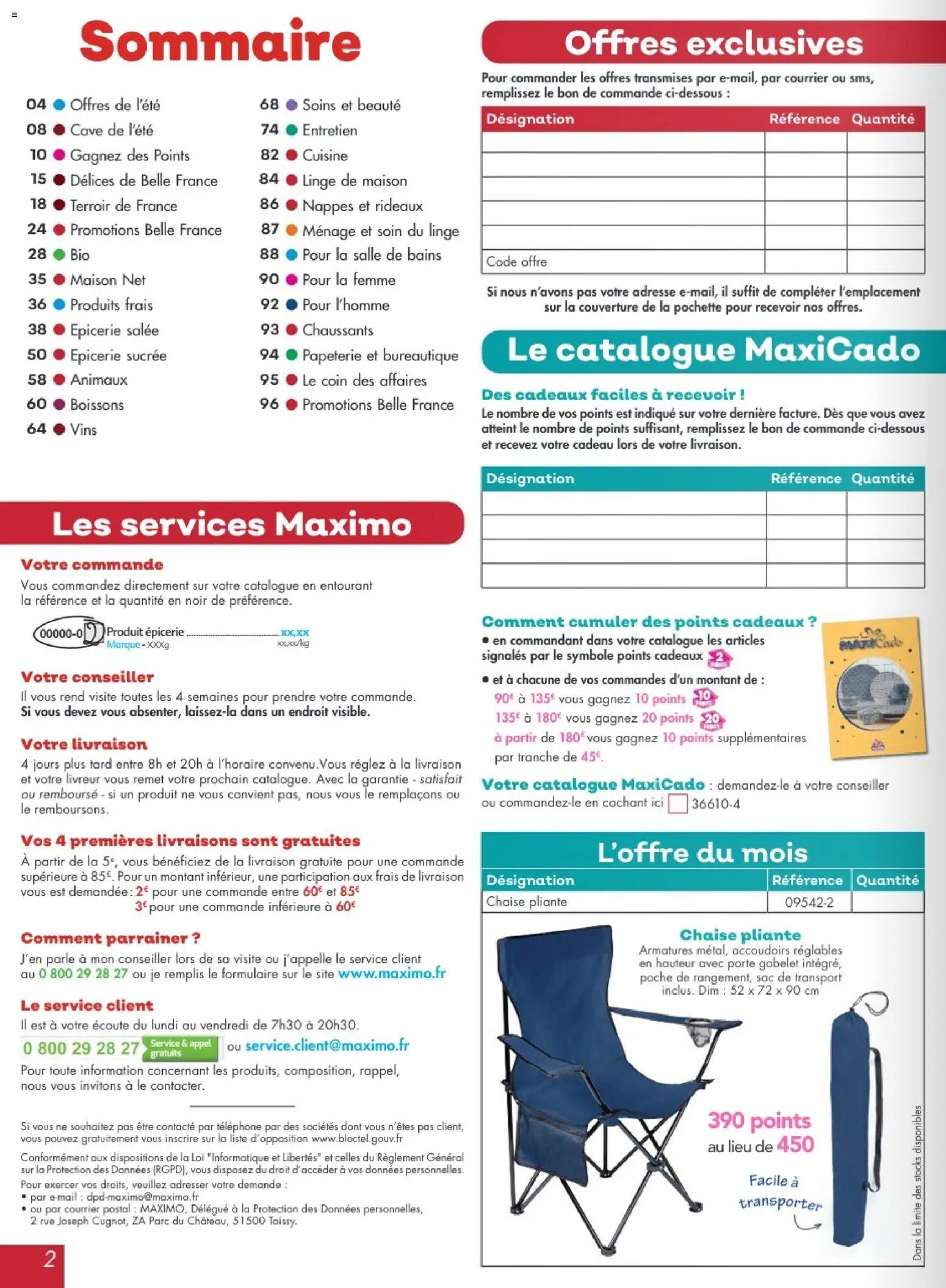 Maximo catalogue à partir du 22/06/2026 Maximo catalogue epicerie