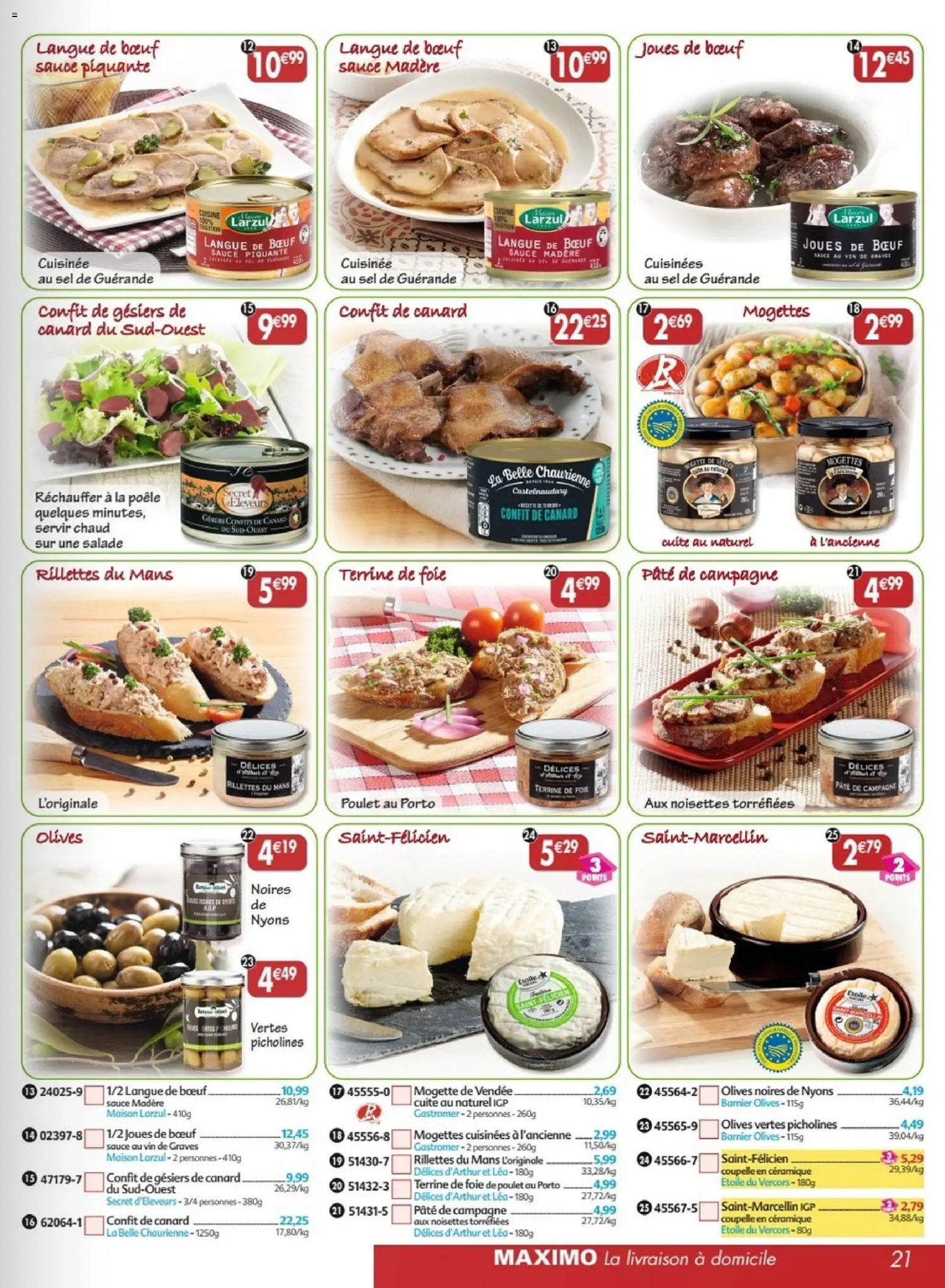 Maximo catalogue à partir du 22/06/2026 Maximo catalogue epicerie