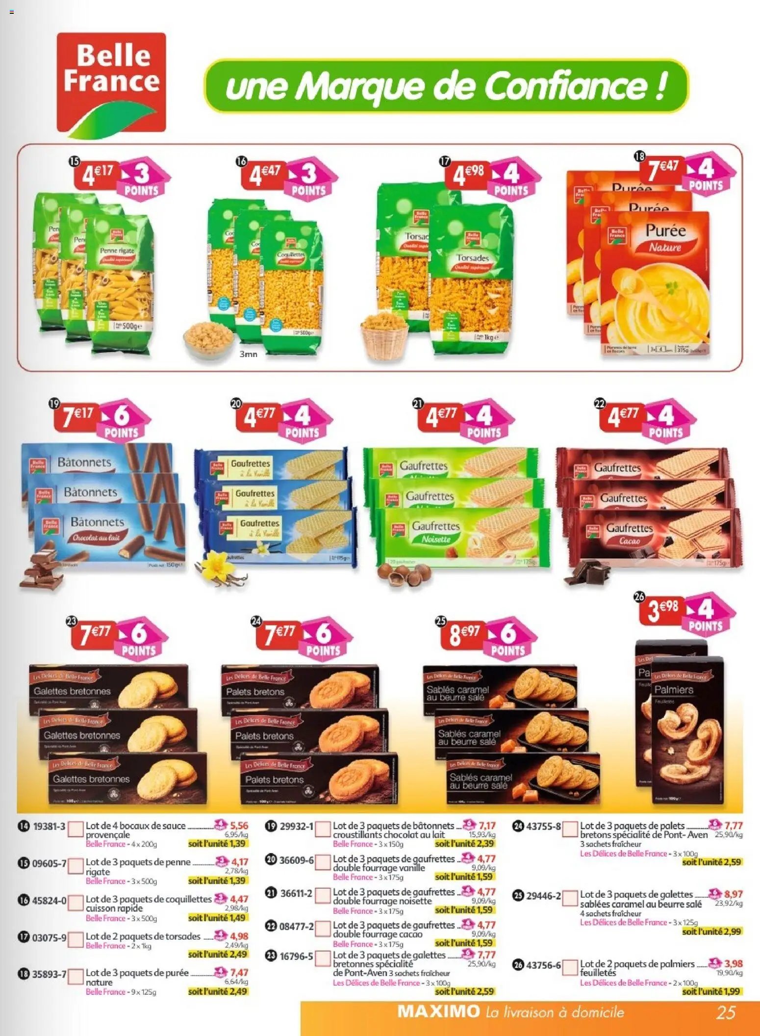 Maximo catalogue à partir du 22/06/2026 Maximo catalogue epicerie
