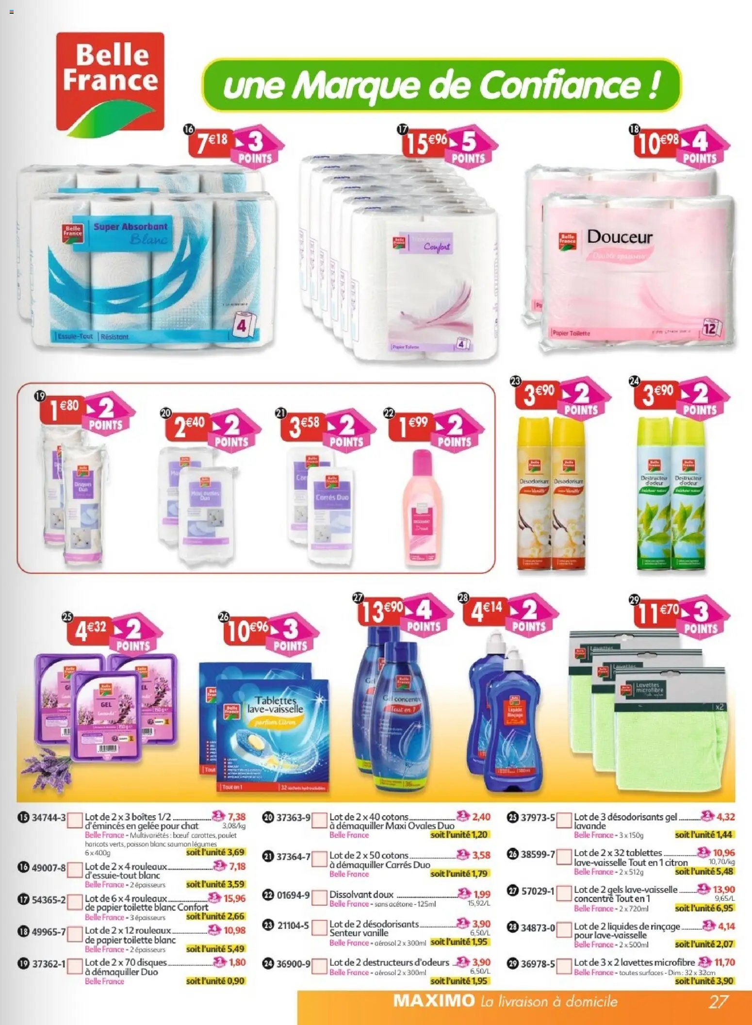 Maximo catalogue à partir du 22/06/2026 Maximo catalogue epicerie