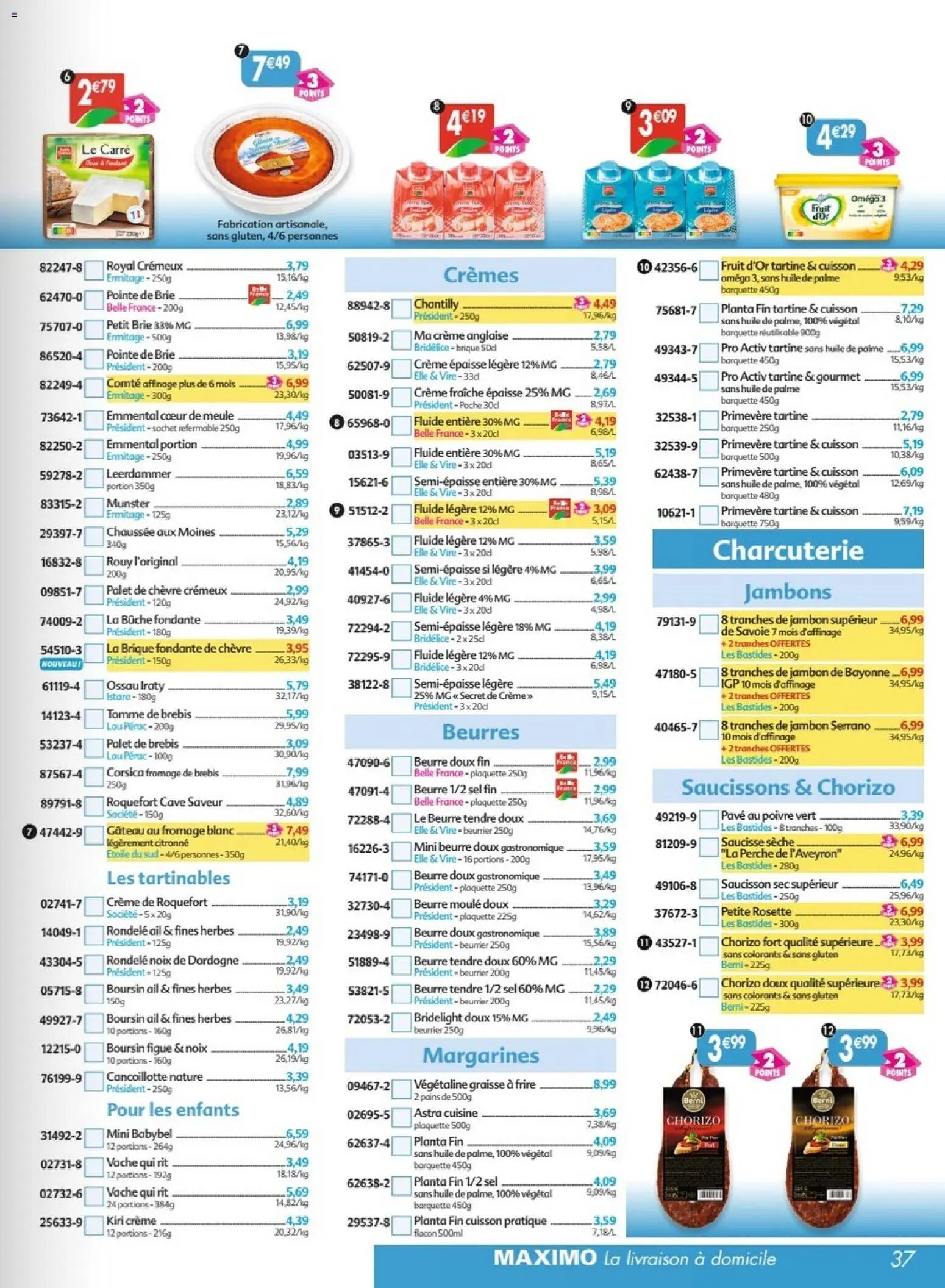 Maximo catalogue à partir du 22/06/2026 Maximo catalogue epicerie