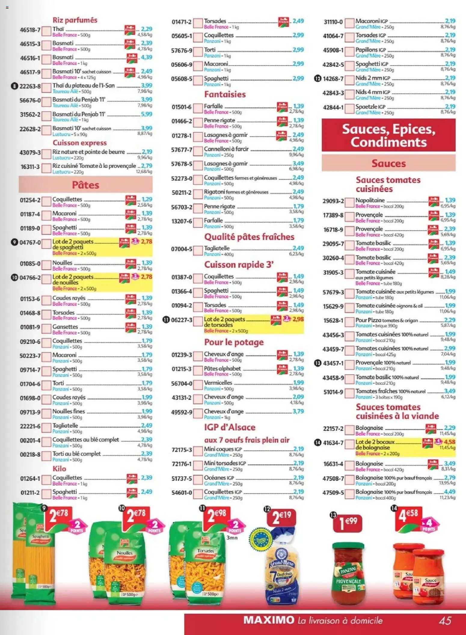 Maximo catalogue à partir du 22/06/2026 Maximo catalogue epicerie