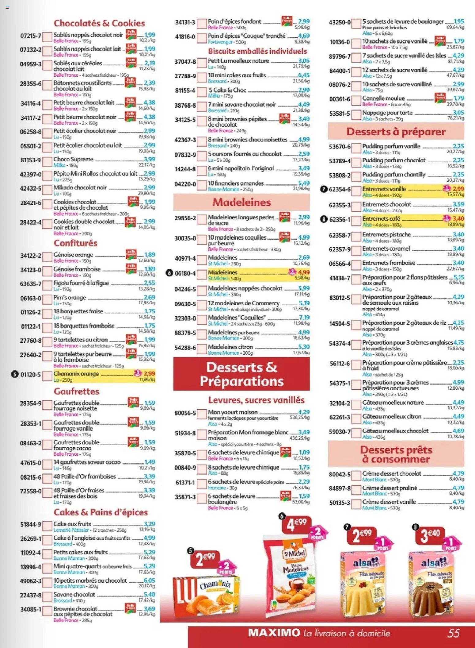 Maximo catalogue à partir du 22/06/2026 Maximo catalogue epicerie