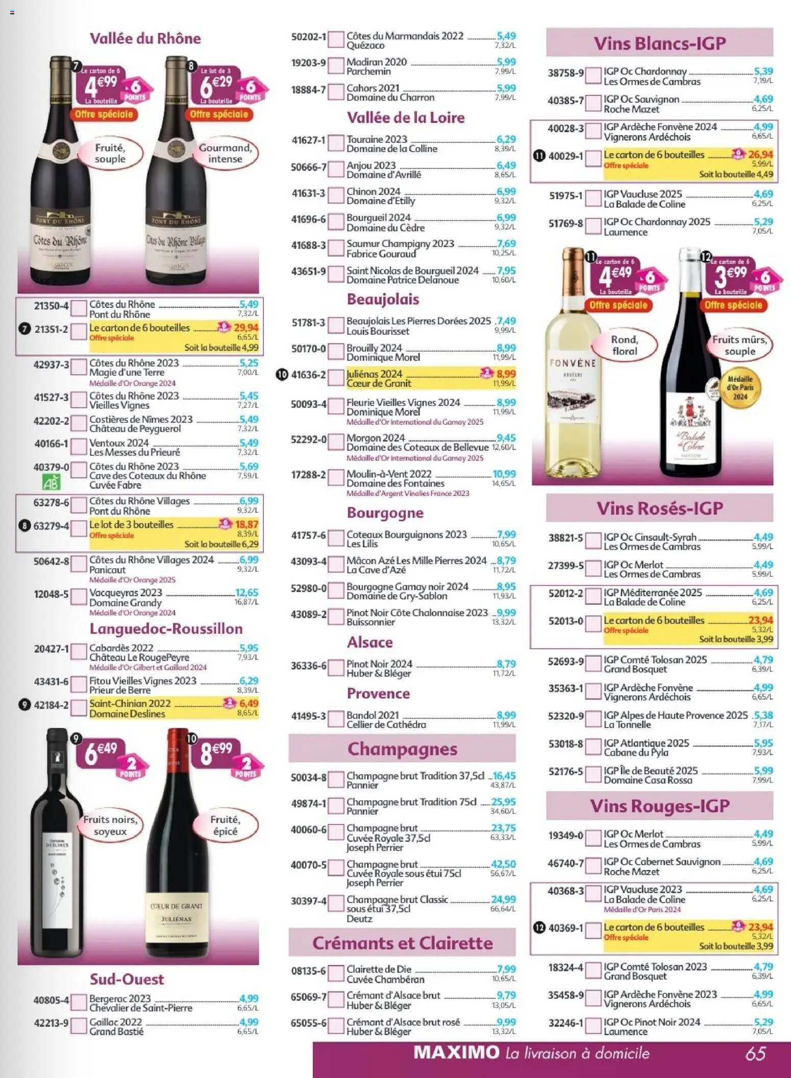 Maximo catalogue à partir du 22/06/2026 Maximo catalogue epicerie