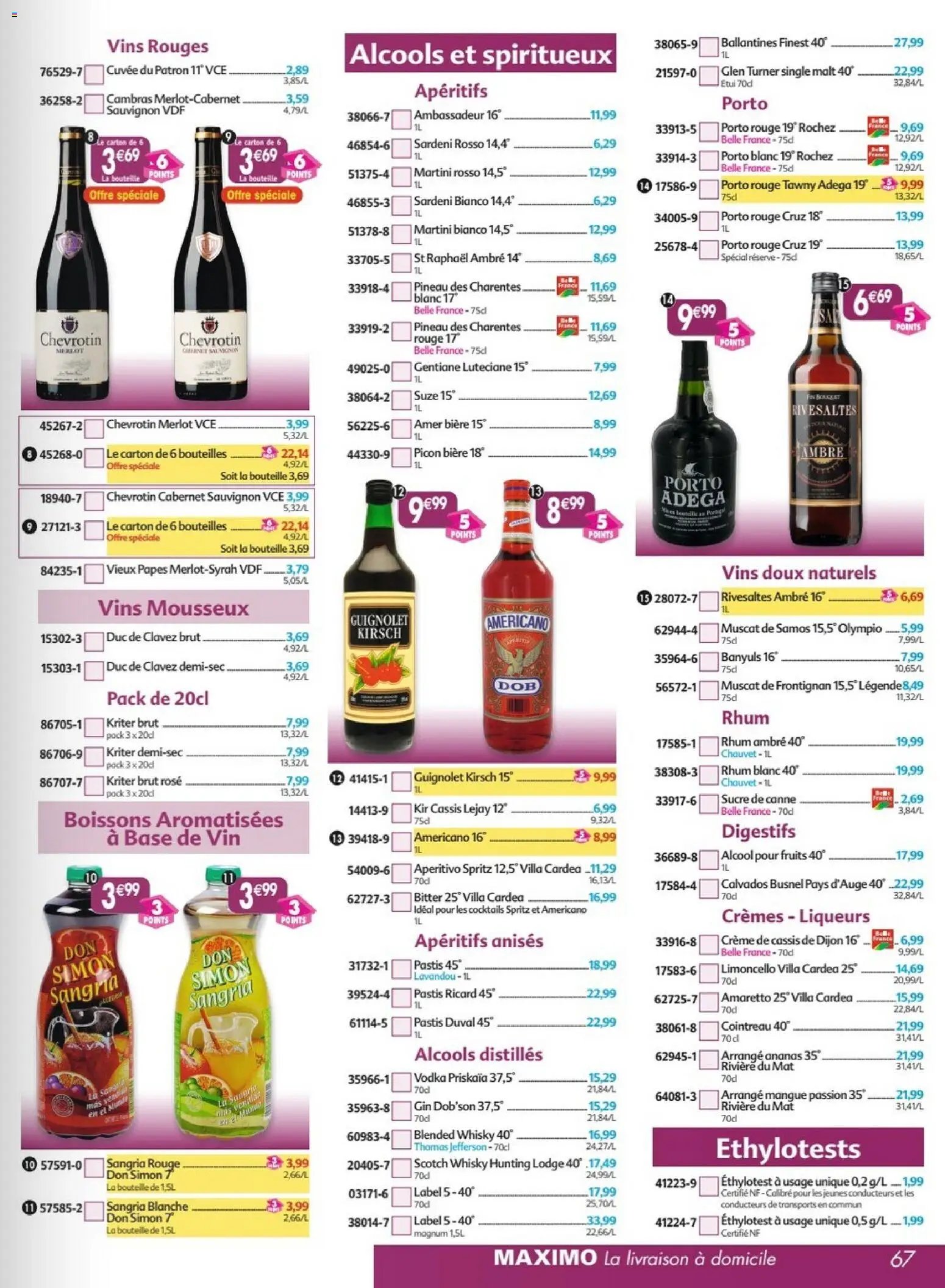 Maximo catalogue à partir du 22/06/2026 Maximo catalogue epicerie