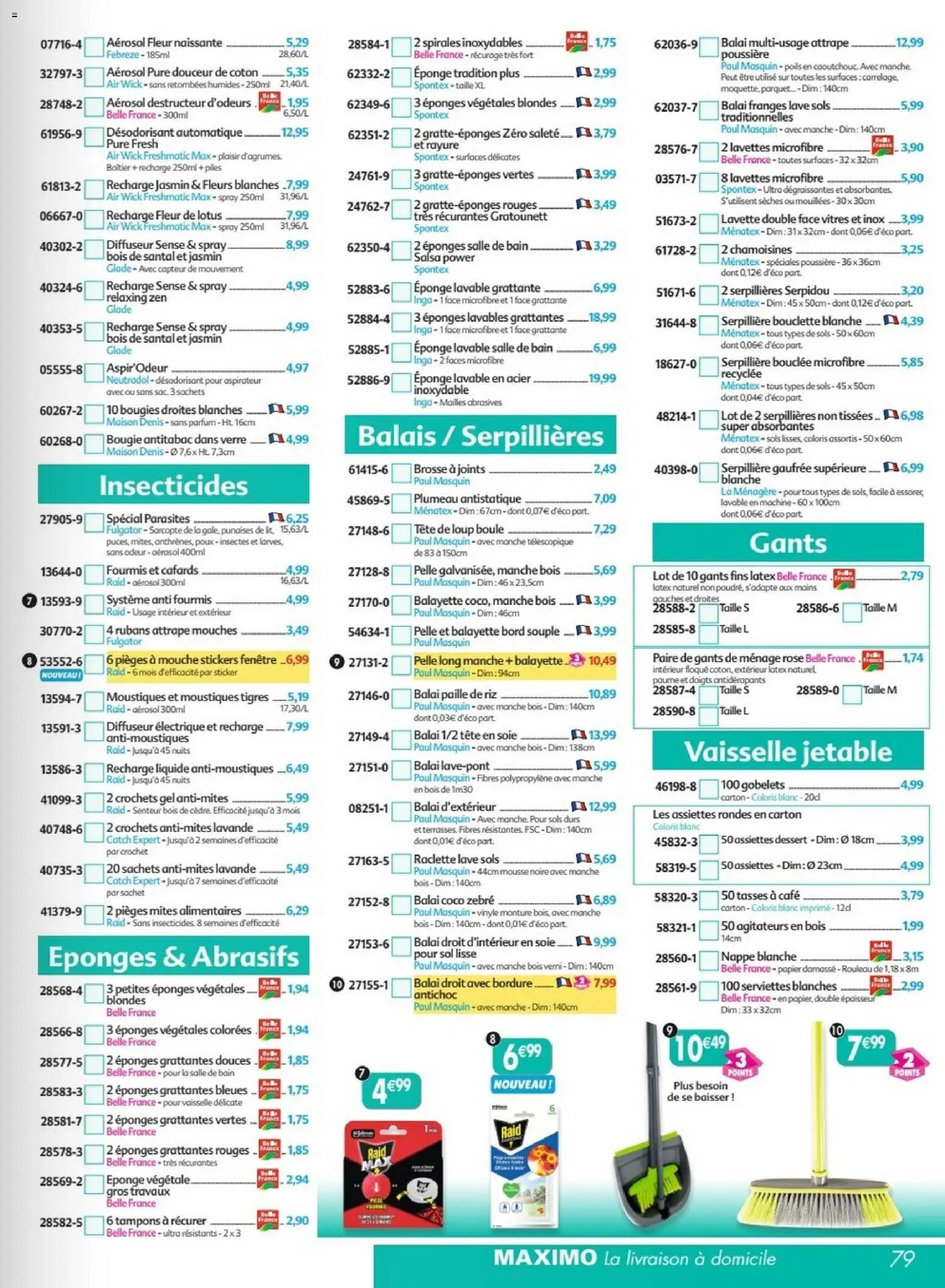Maximo catalogue à partir du 22/06/2026 Maximo catalogue epicerie