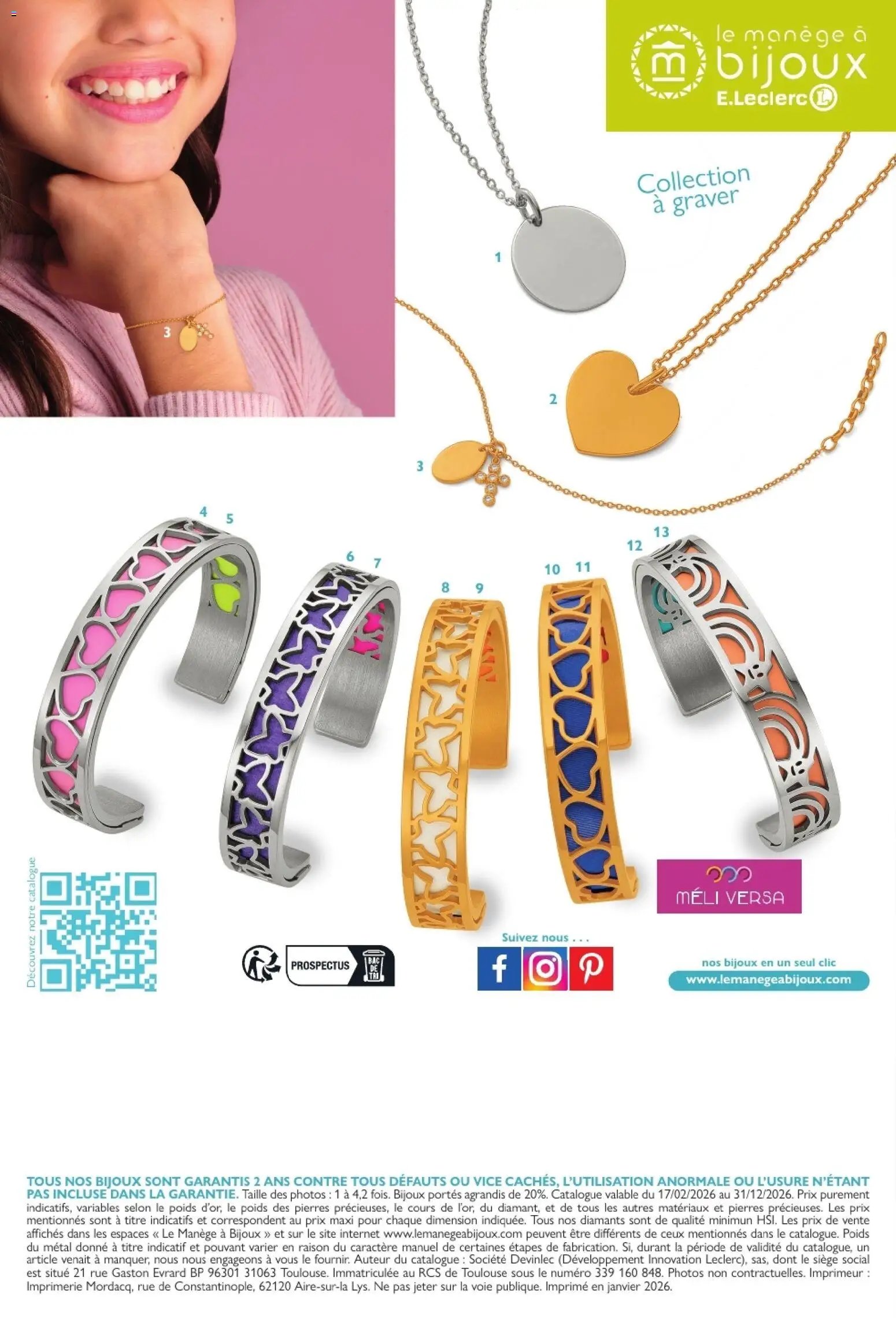 E.Leclerc catalogue à partir du 17/02/2026 Bijoux enfants