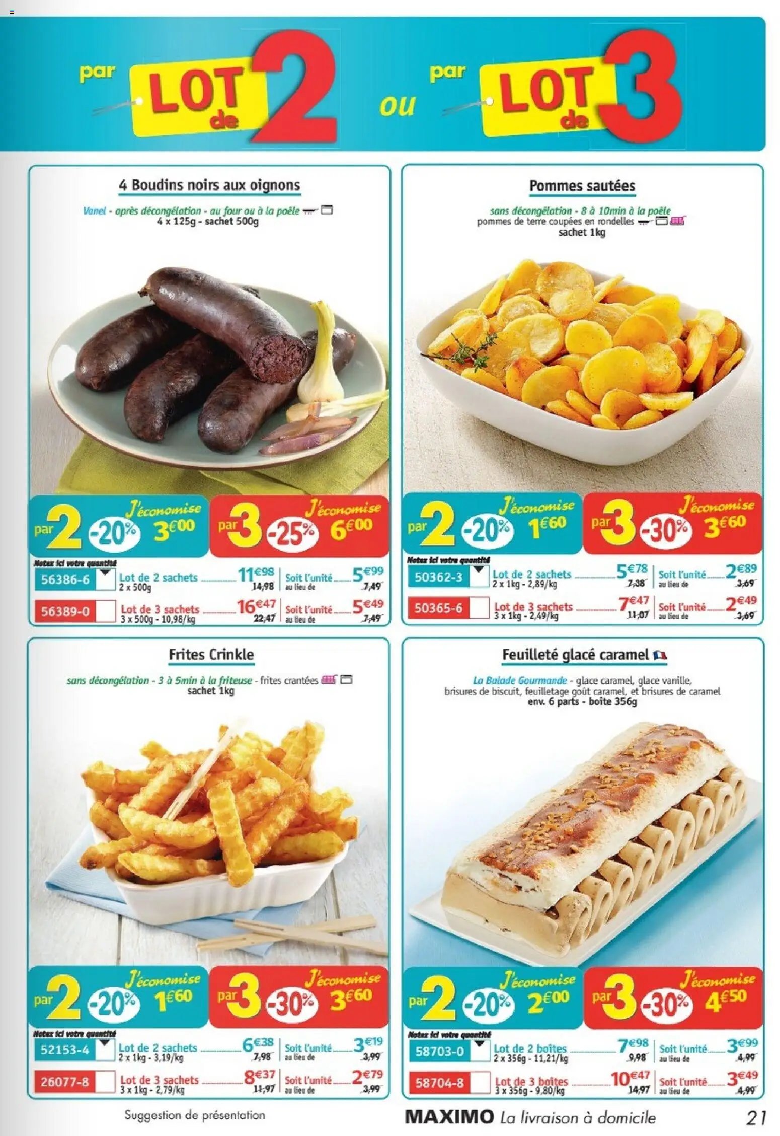 Maximo catalogue à partir du 27/03/2026 Maximo catalogue