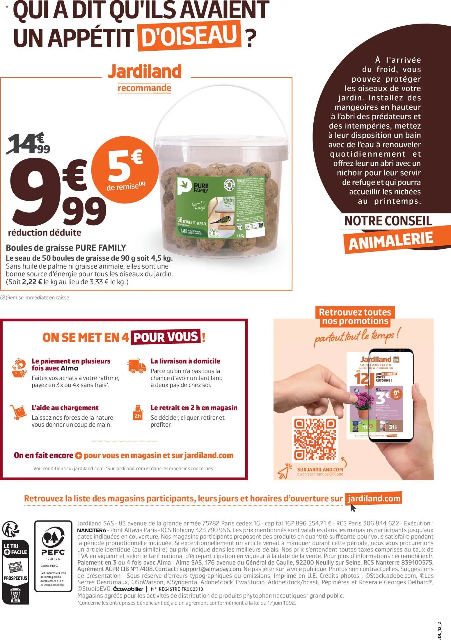 Jardiland catalogue 21/10/2026 - nouveau prospectus