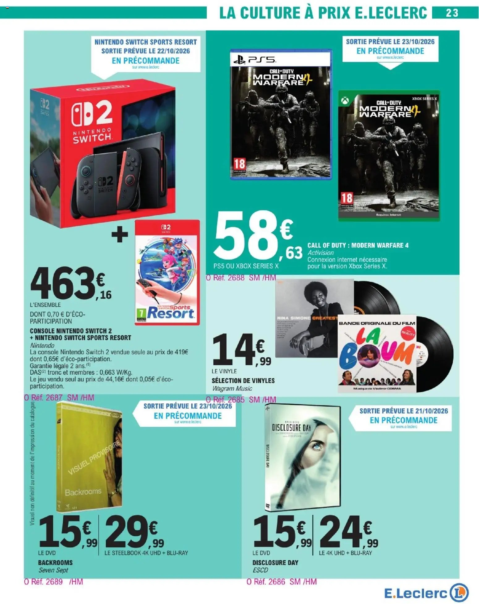 Catalogue E.Leclerc HALLOWEEN 2026 🎃 Prospectus, promo