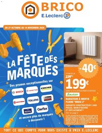 Brico E.Leclerc catalogue 27/10/2026 - nouveau prospectus