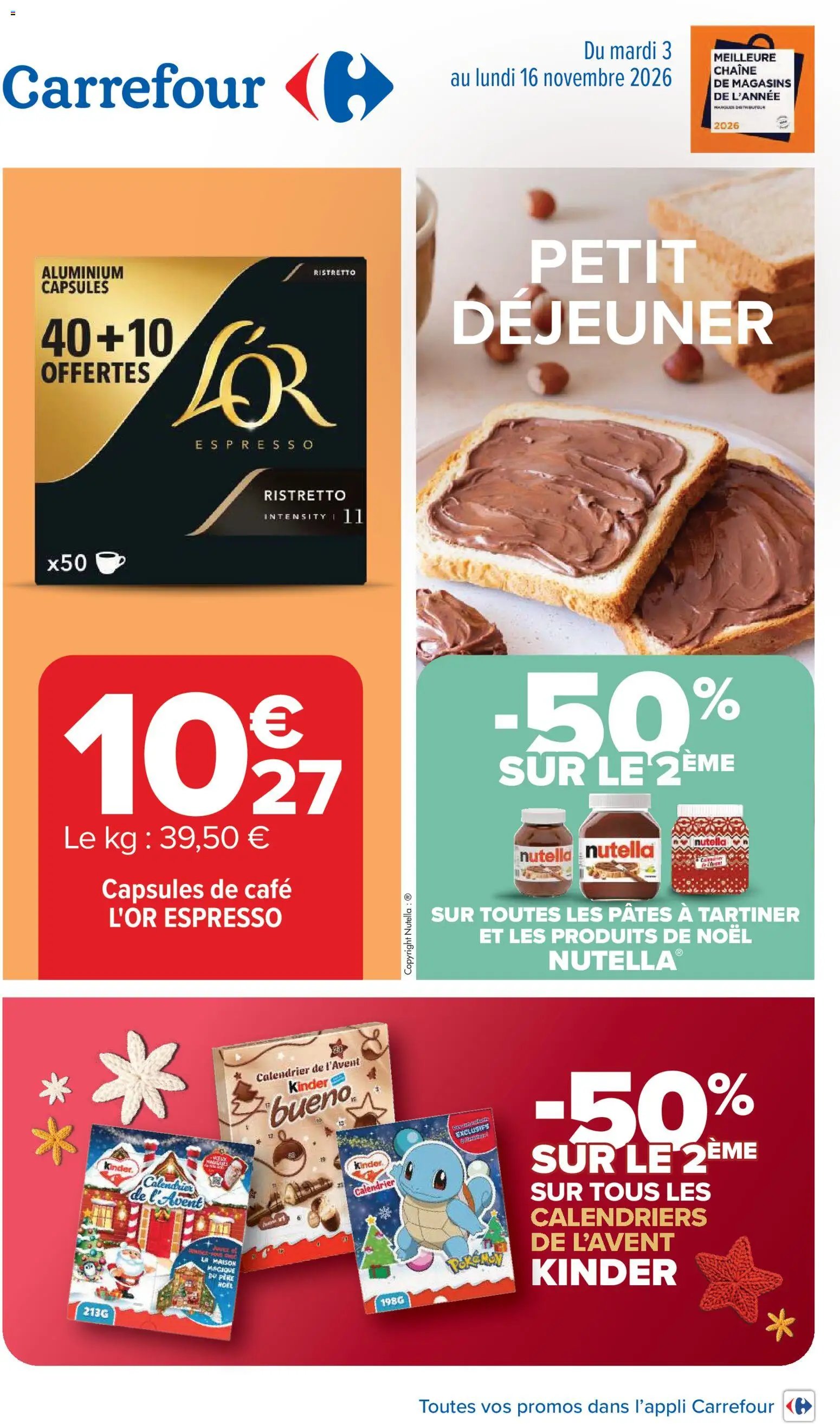 Catalogue Carrefour à venir 03/11/2026 » Prospectus