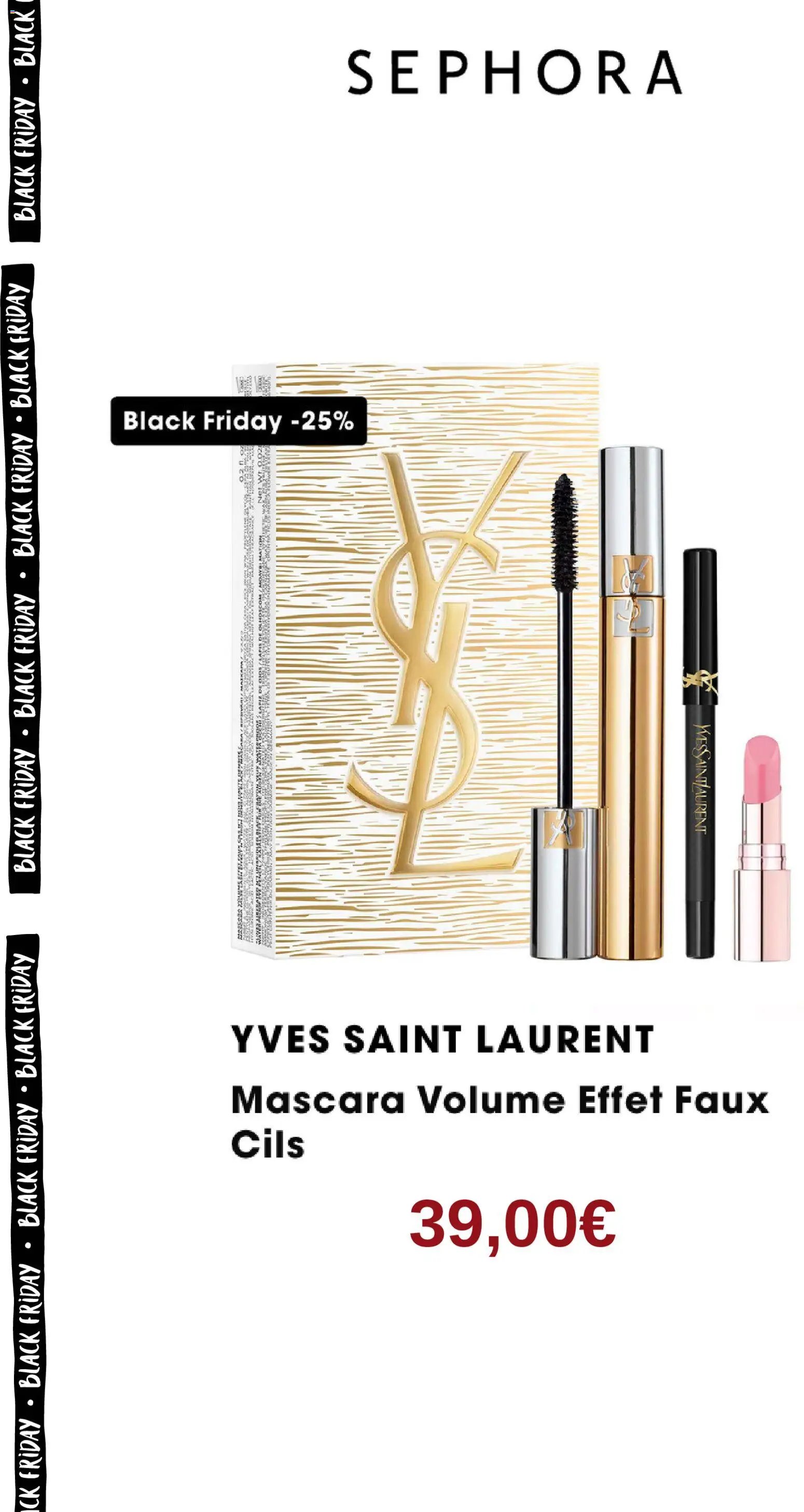 Sephora catalogue à partir du 24/11/2025 Black Friday