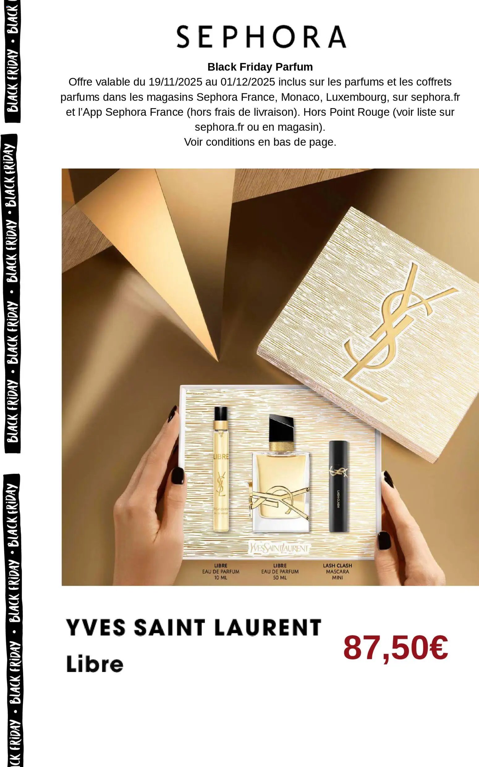 Sephora catalogue à partir du 24/11/2025 Black Friday