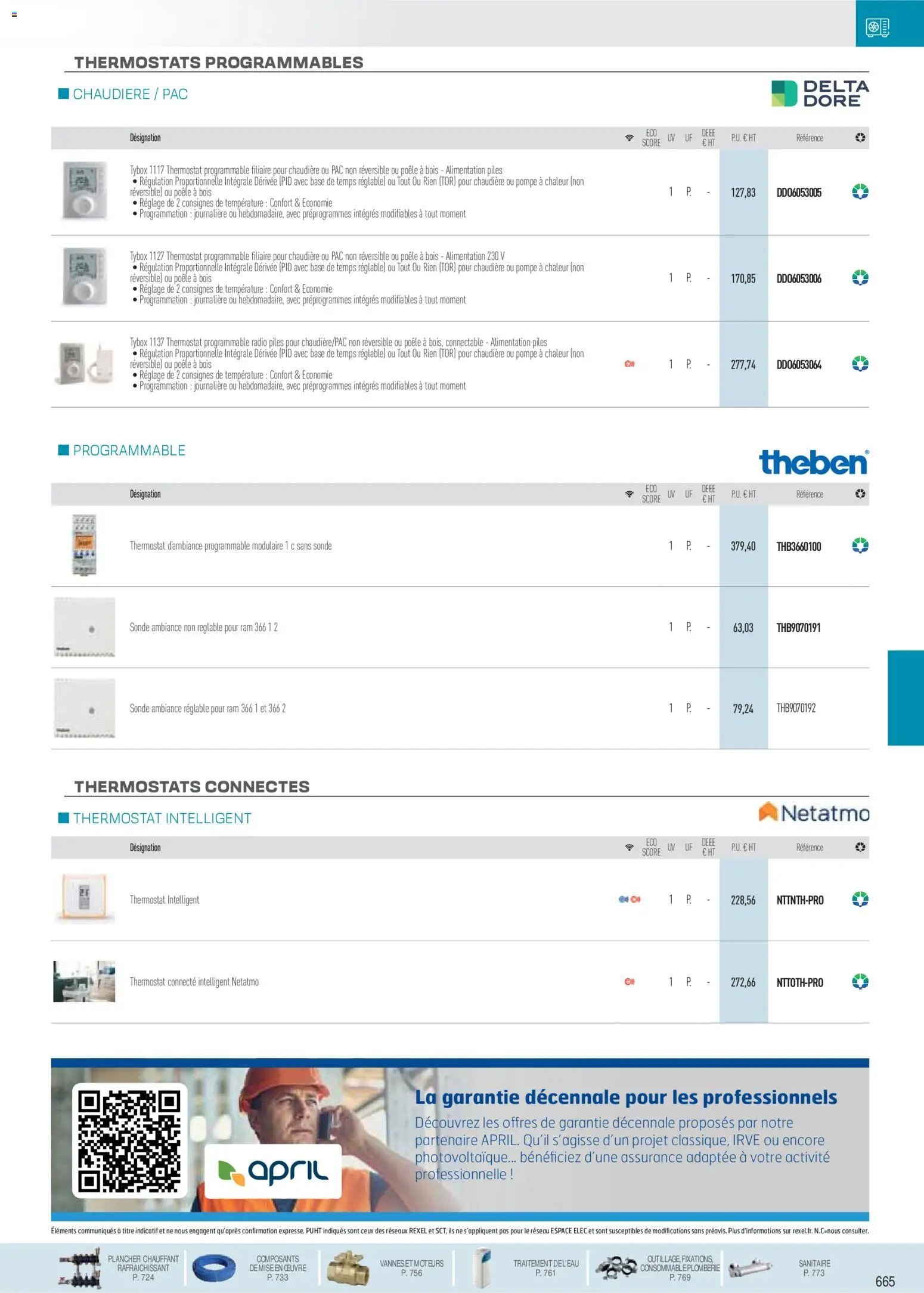 Rexel catalogue à partir du 01/12/2025 Chauffage Hydraulique, PAC Air-Eau, Plomberie et Sanitaire