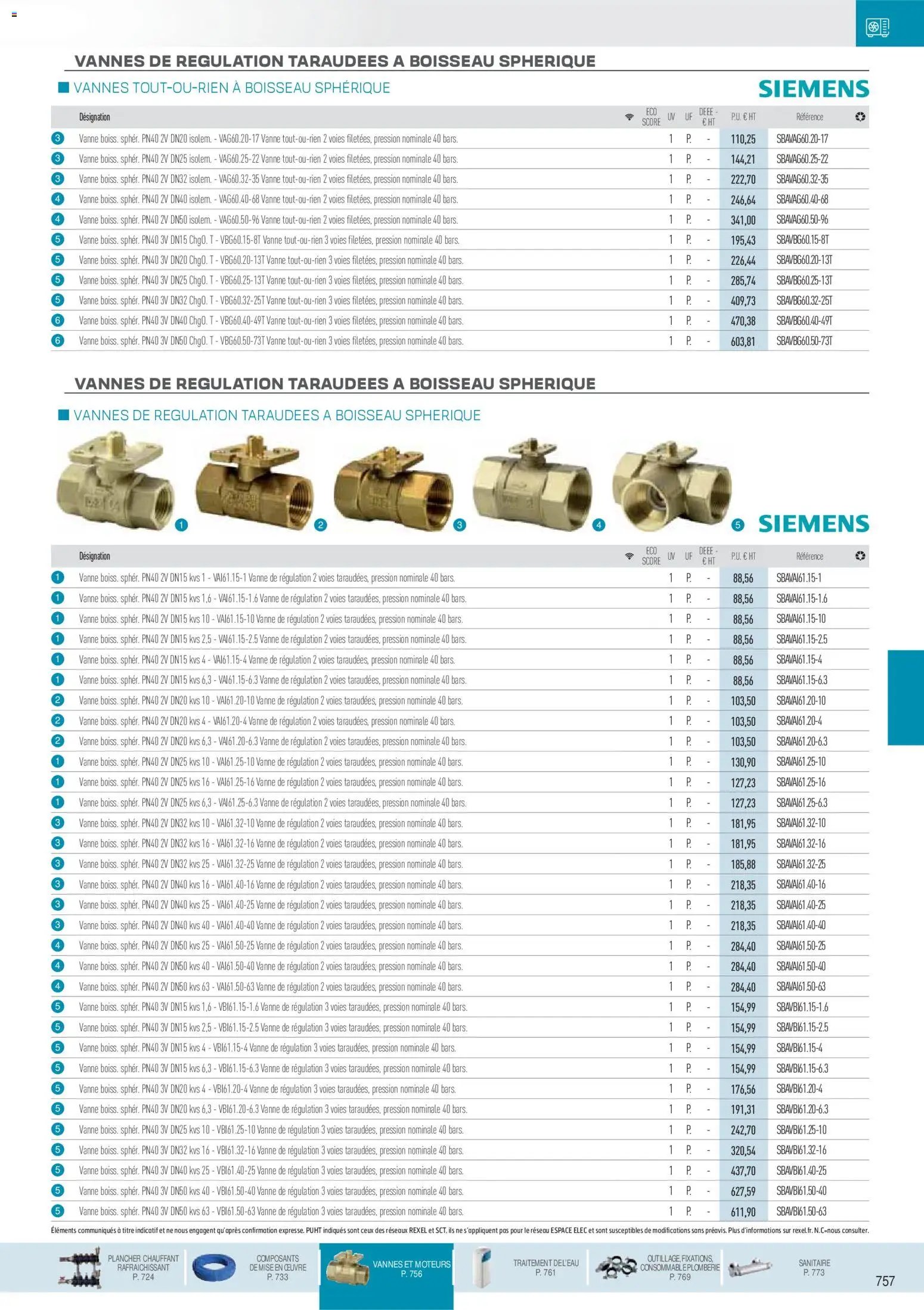 Rexel catalogue à partir du 01/12/2025 Chauffage Hydraulique, PAC Air-Eau, Plomberie et Sanitaire