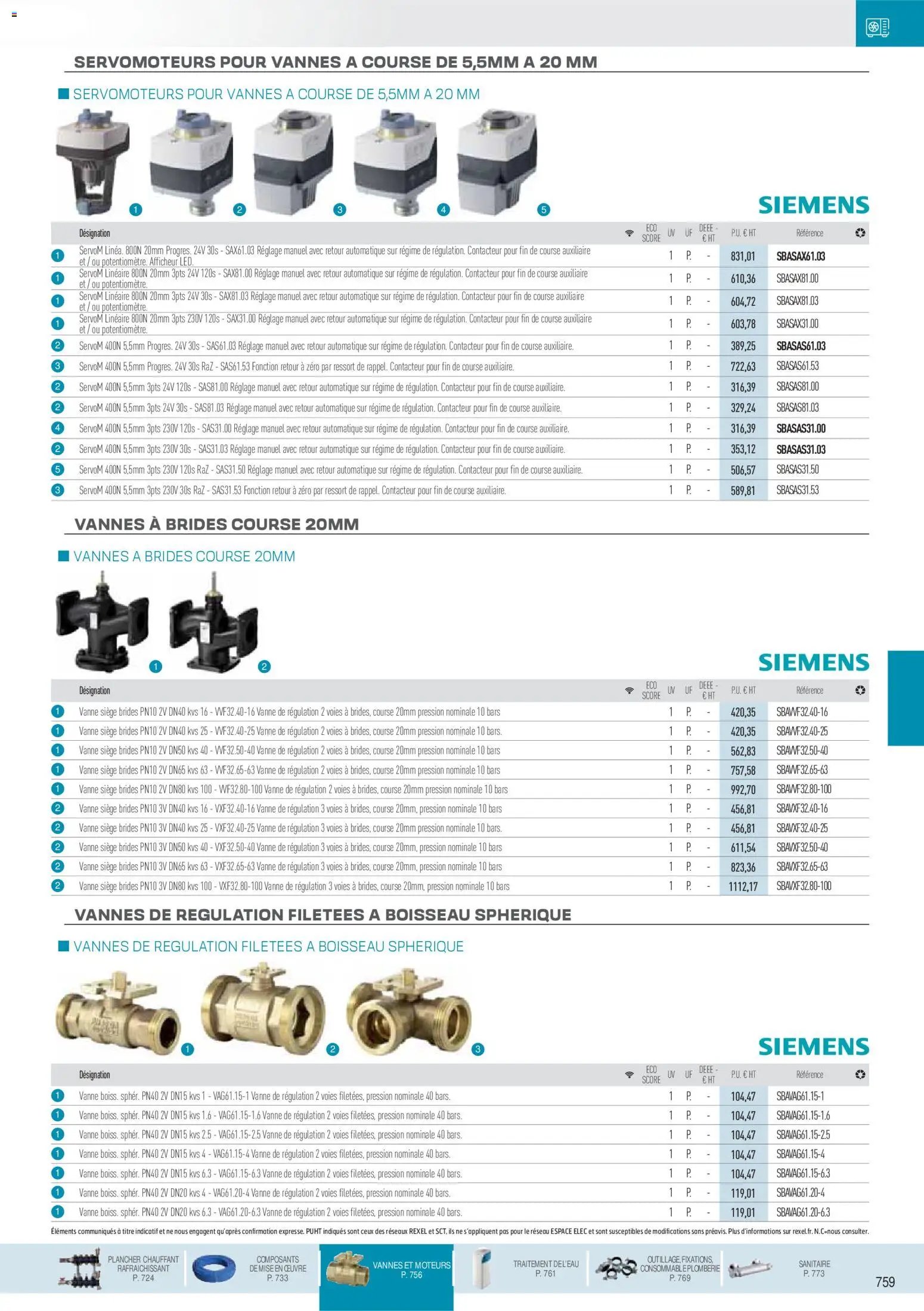 Rexel catalogue à partir du 01/12/2025 Chauffage Hydraulique, PAC Air-Eau, Plomberie et Sanitaire