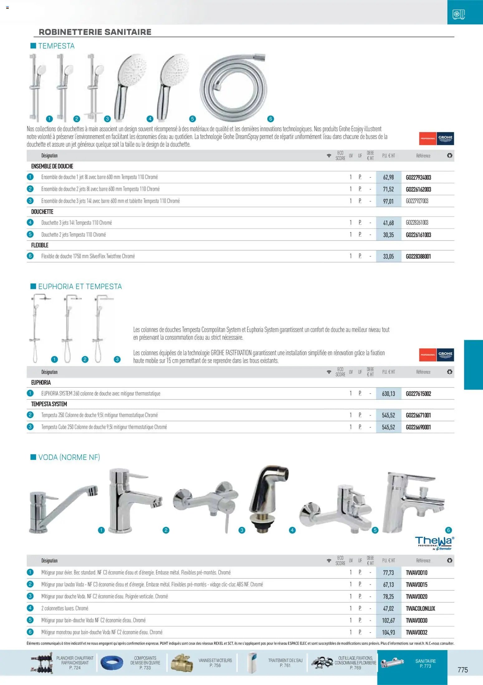 Rexel catalogue à partir du 01/12/2025 Chauffage Hydraulique, PAC Air-Eau, Plomberie et Sanitaire