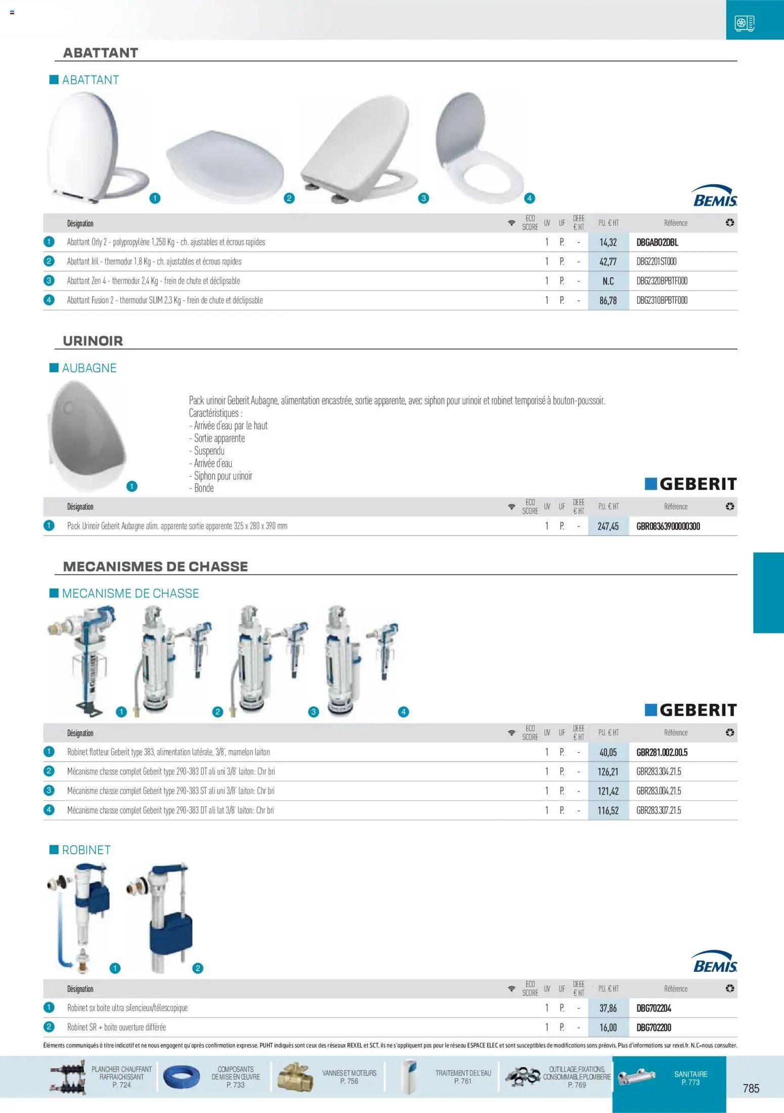 Rexel catalogue à partir du 01/12/2025 Chauffage Hydraulique, PAC Air-Eau, Plomberie et Sanitaire