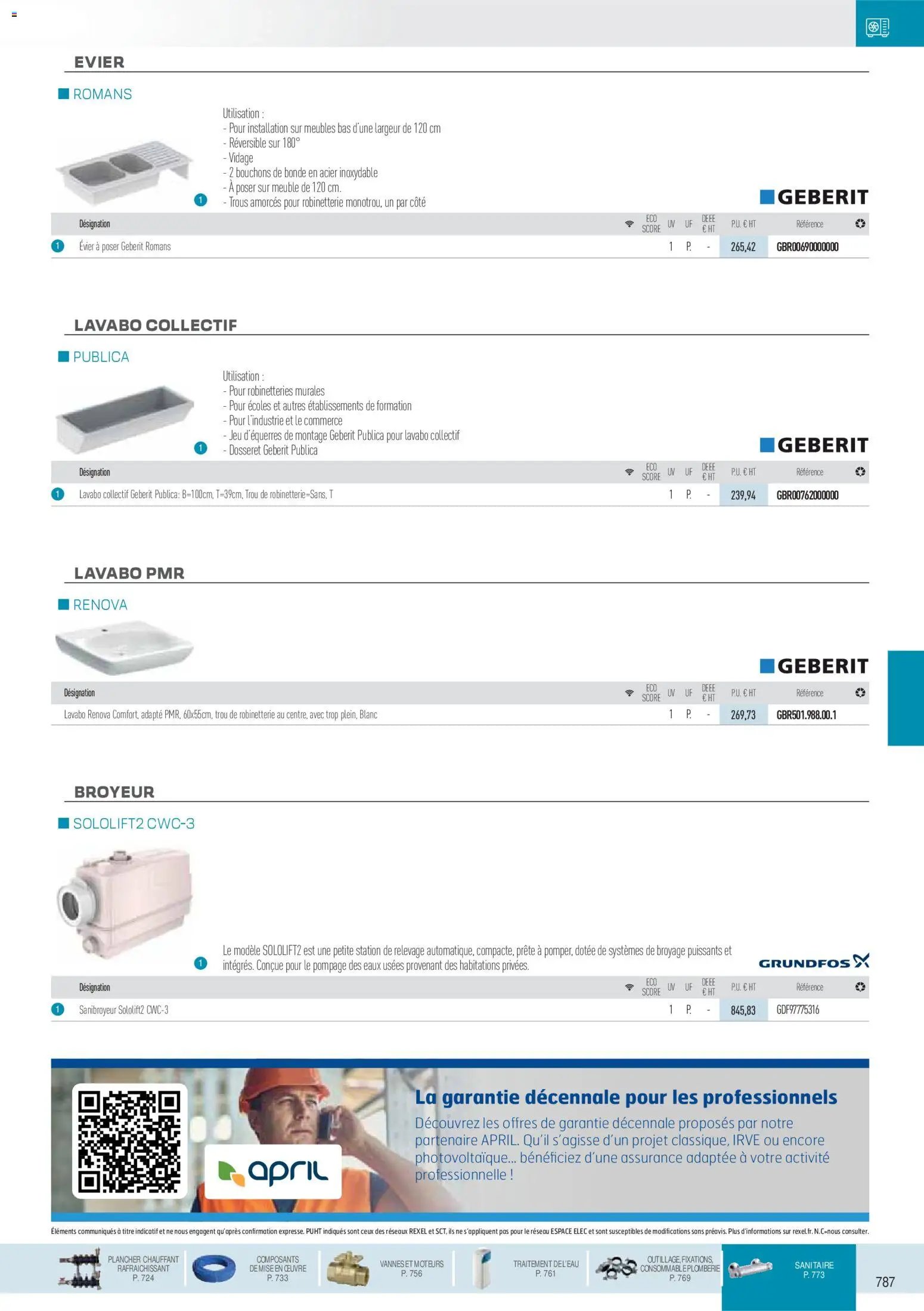 Rexel catalogue à partir du 01/12/2025 Chauffage Hydraulique, PAC Air-Eau, Plomberie et Sanitaire