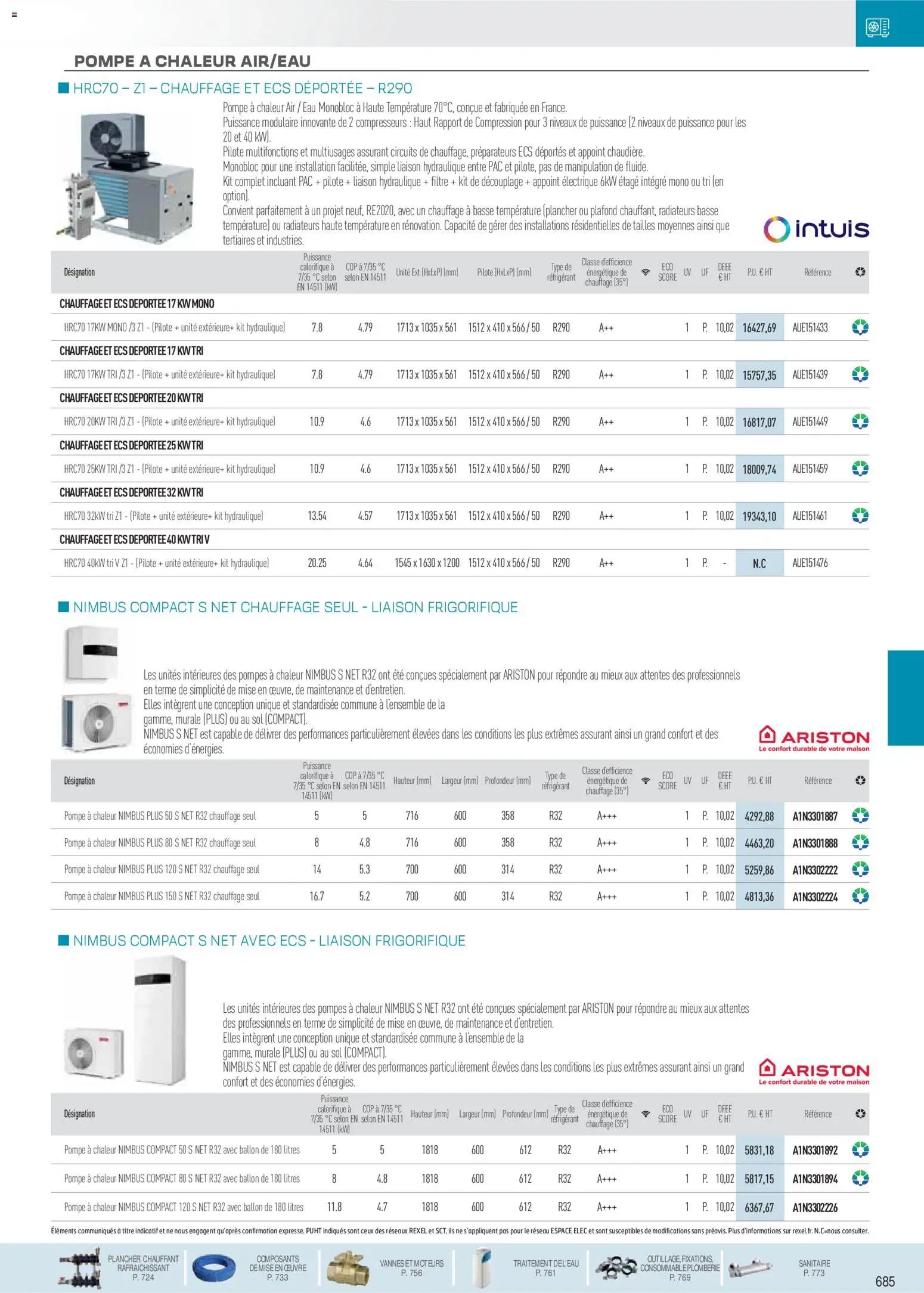 Rexel catalogue à partir du 01/12/2025 Chauffage Hydraulique, PAC Air-Eau, Plomberie et Sanitaire