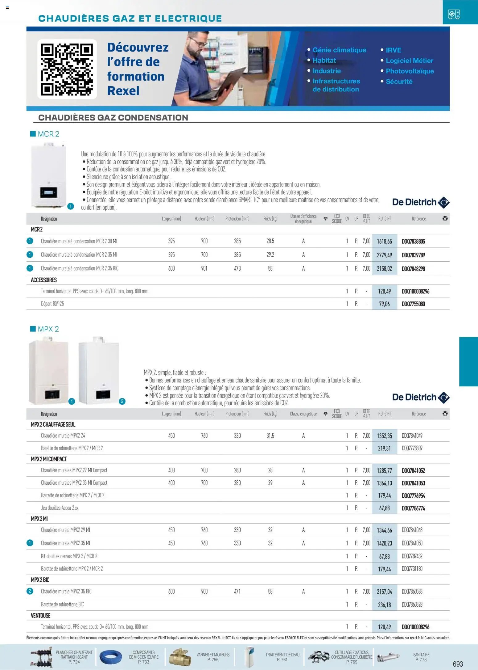 Rexel catalogue à partir du 01/12/2025 Chauffage Hydraulique, PAC Air-Eau, Plomberie et Sanitaire