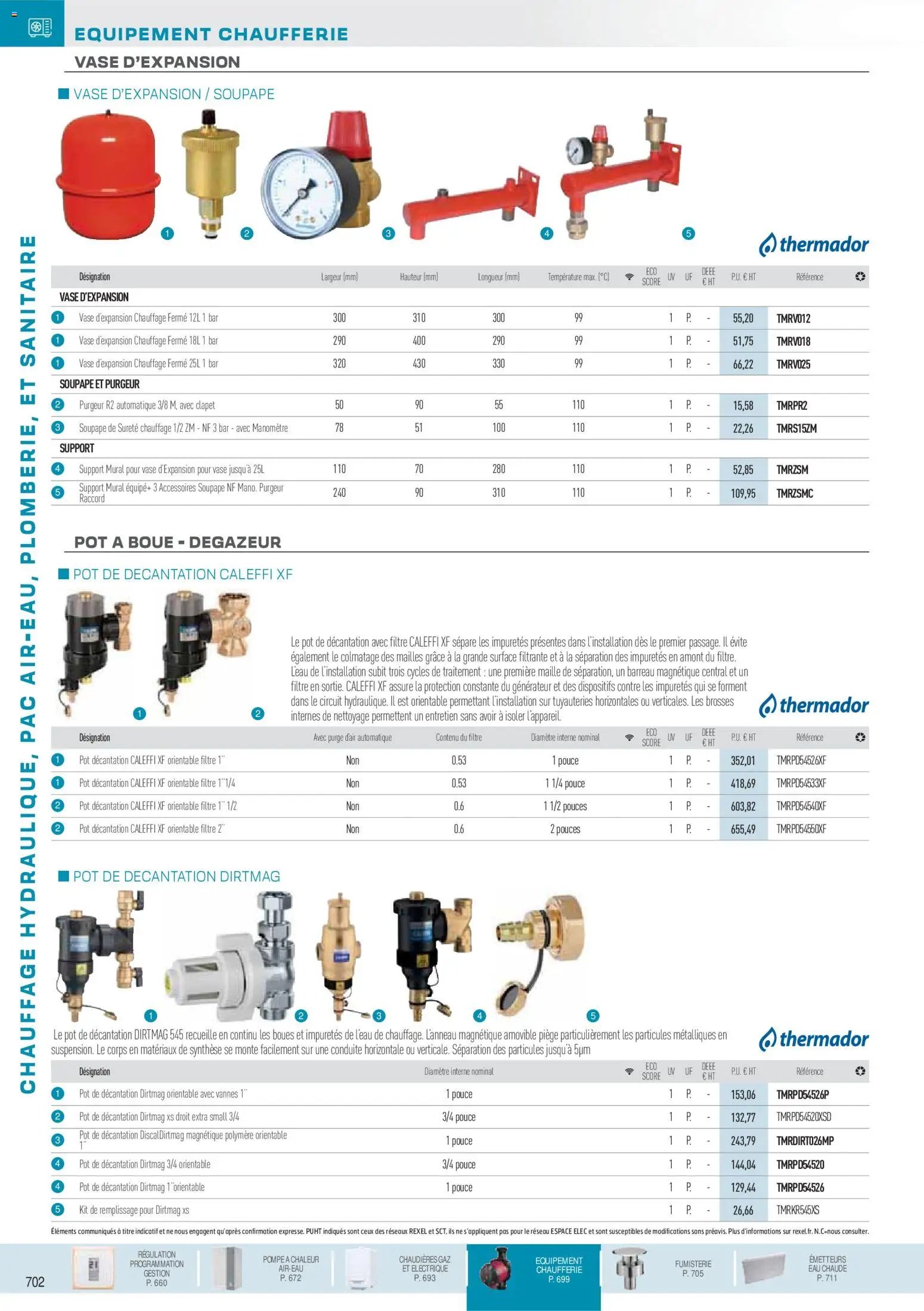 Rexel catalogue à partir du 01/12/2025 Chauffage Hydraulique, PAC Air-Eau, Plomberie et Sanitaire
