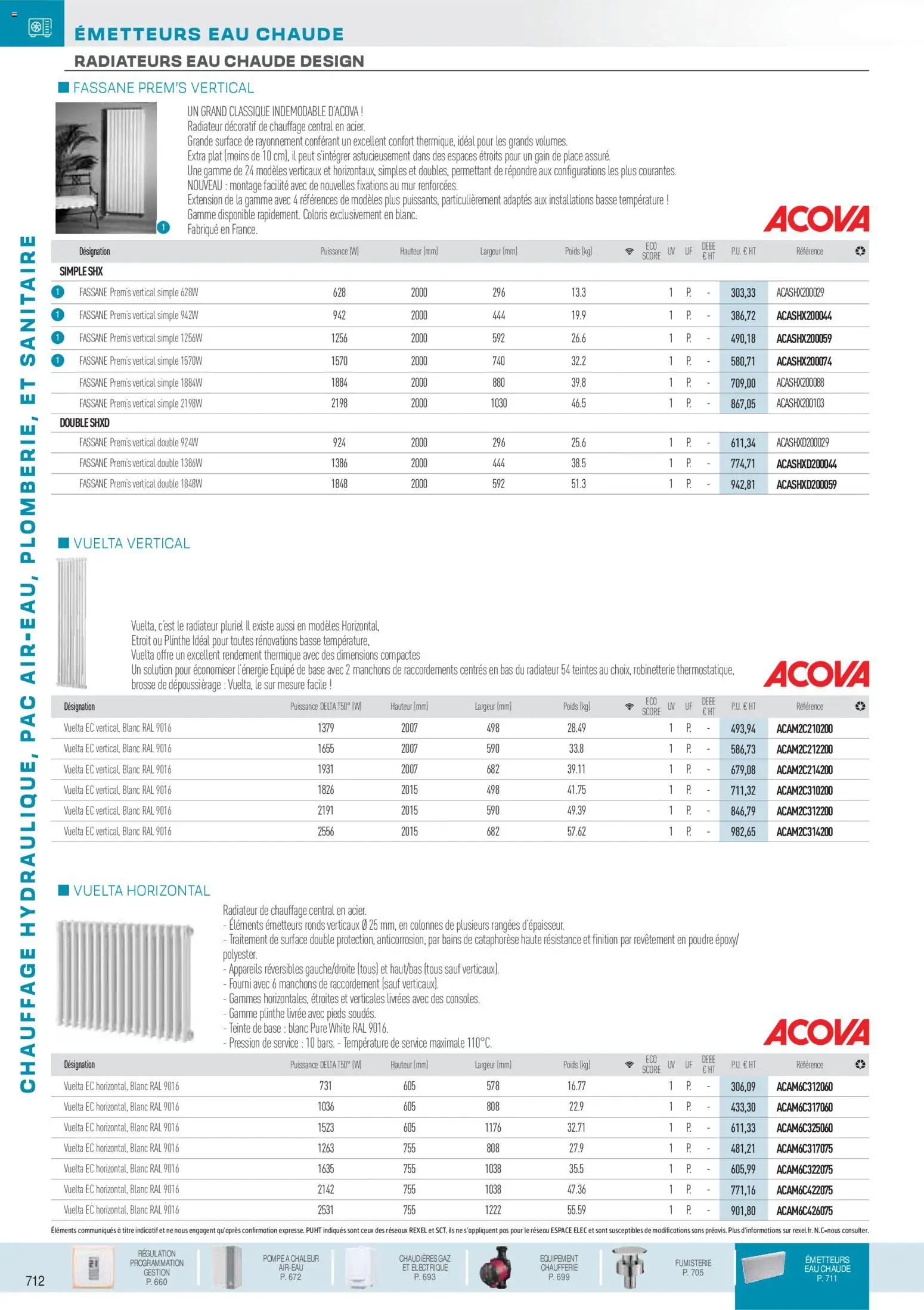 Rexel catalogue à partir du 01/12/2025 Chauffage Hydraulique, PAC Air-Eau, Plomberie et Sanitaire