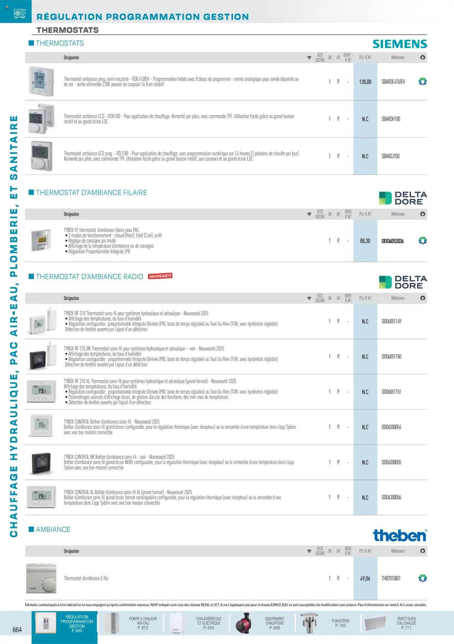 Rexel catalogue à partir du 01/12/2025 Chauffage Hydraulique, PAC Air-Eau, Plomberie et Sanitaire