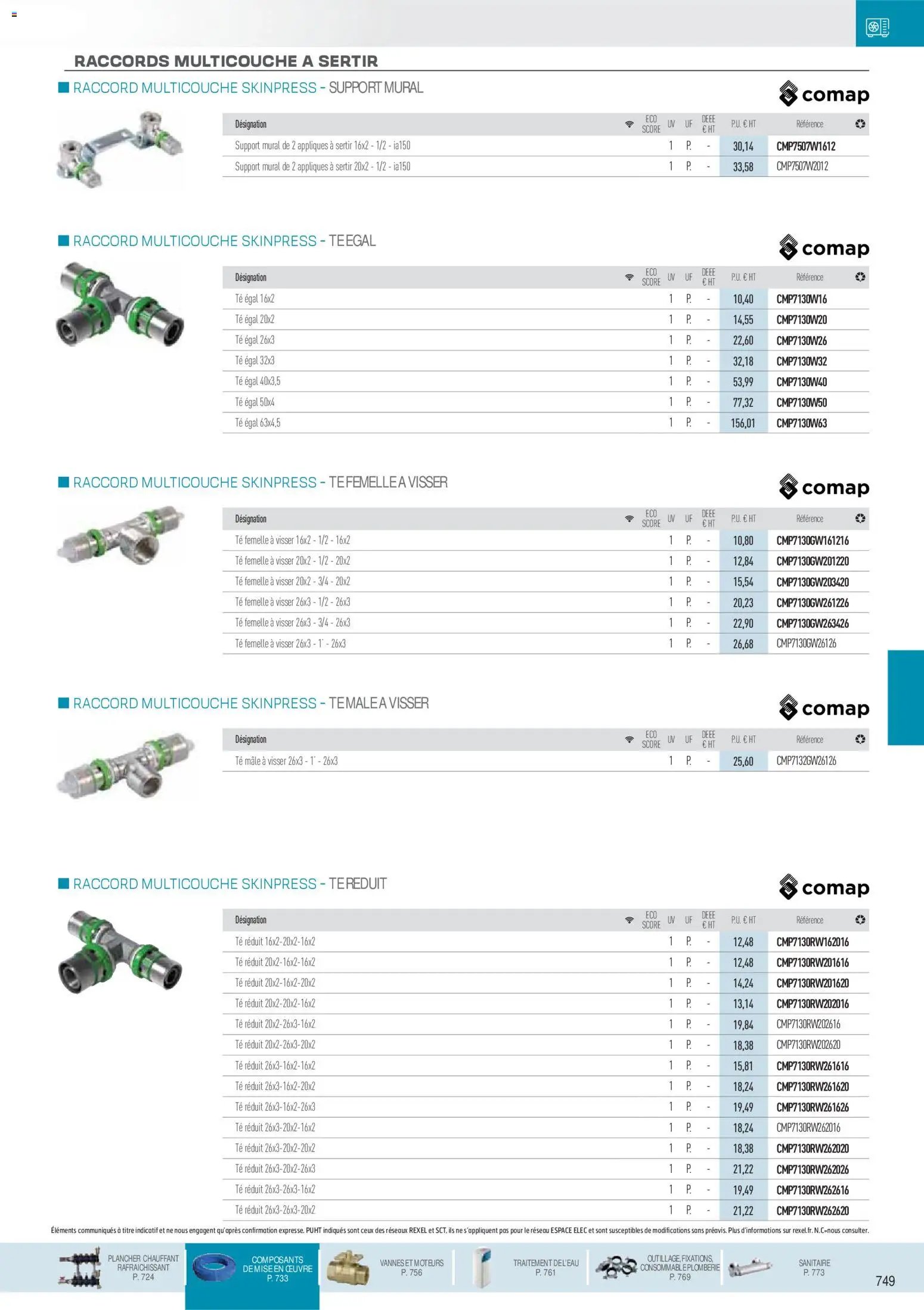 Rexel catalogue à partir du 01/12/2025 Chauffage Hydraulique, PAC Air-Eau, Plomberie et Sanitaire