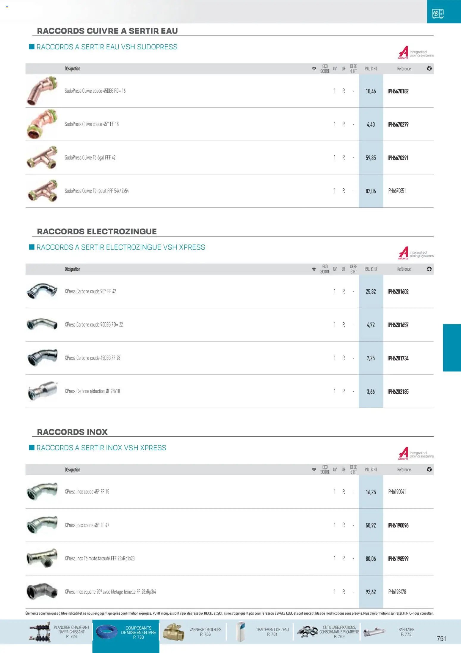 Rexel catalogue à partir du 01/12/2025 Chauffage Hydraulique, PAC Air-Eau, Plomberie et Sanitaire