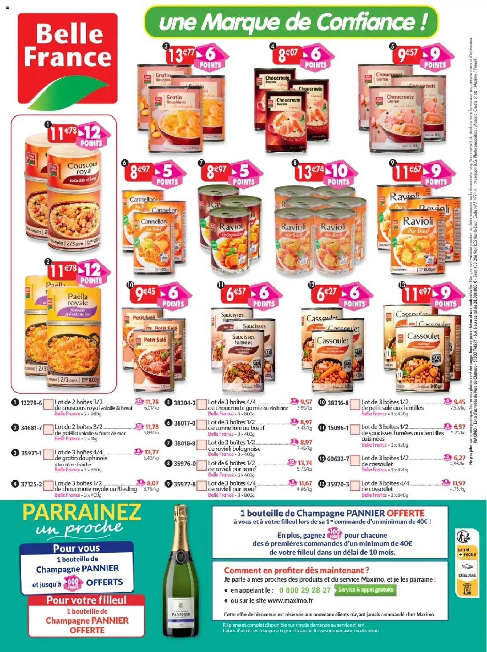 Maximo catalogue à partir du 24/08/2026 Maximo catalogue epicerie