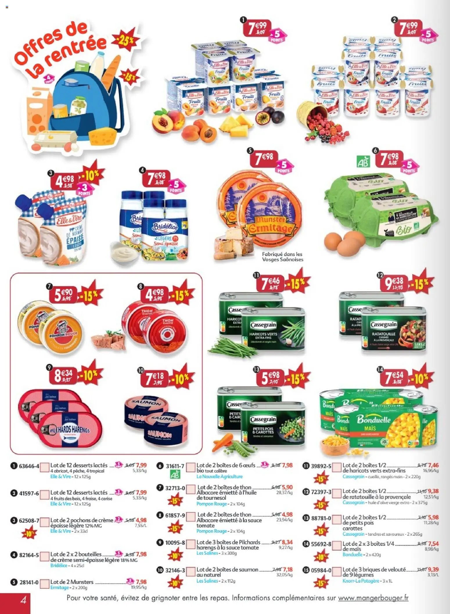 Maximo catalogue à partir du 24/08/2026 Maximo catalogue epicerie