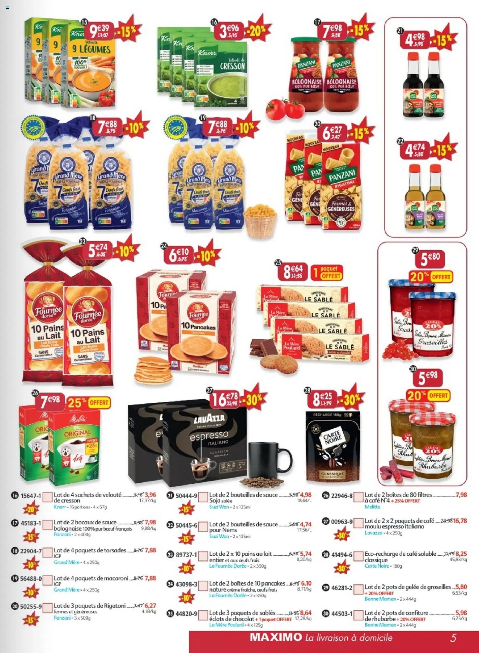 Maximo catalogue à partir du 24/08/2026 Maximo catalogue epicerie