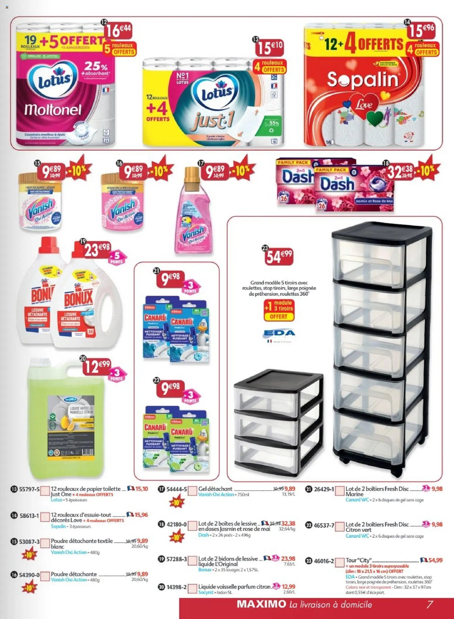 Maximo catalogue à partir du 24/08/2026 Maximo catalogue epicerie