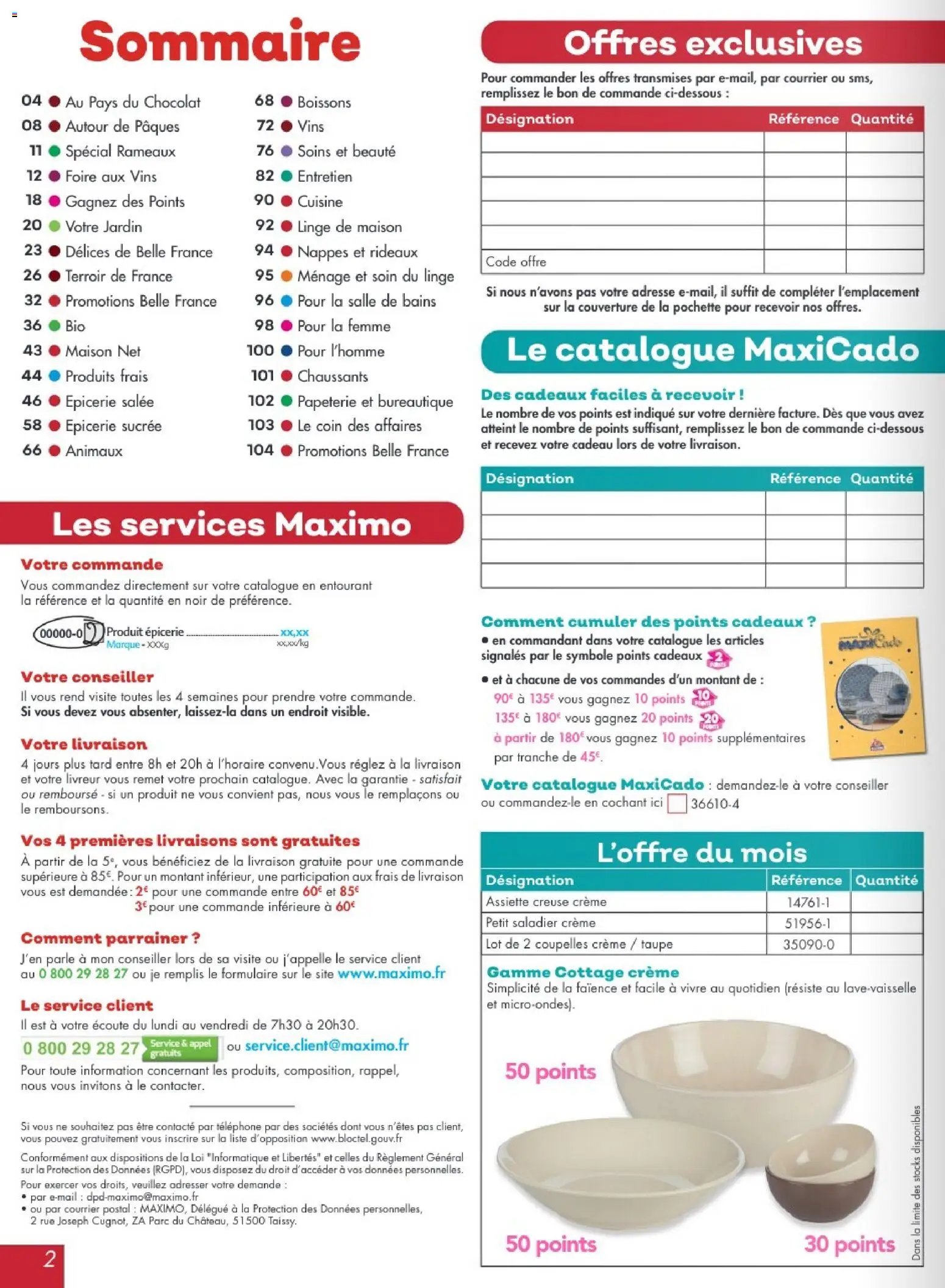 Maximo catalogue à partir du 02/03/2026 Maximo catalogue epicerie (2026-03-02 - 2026-03-29)
