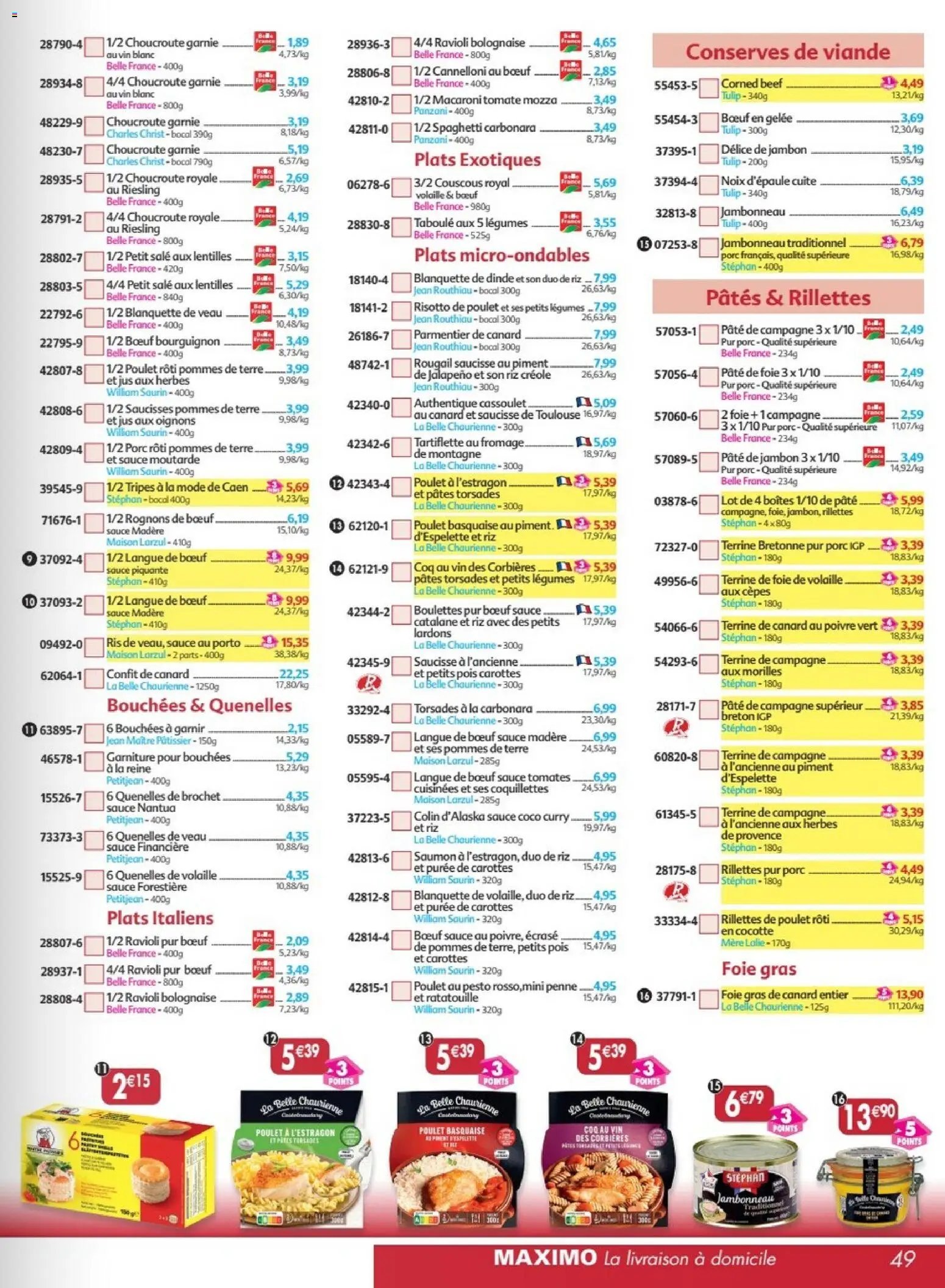 Maximo catalogue à partir du 02/03/2026 Maximo catalogue epicerie (2026-03-02 - 2026-03-29)