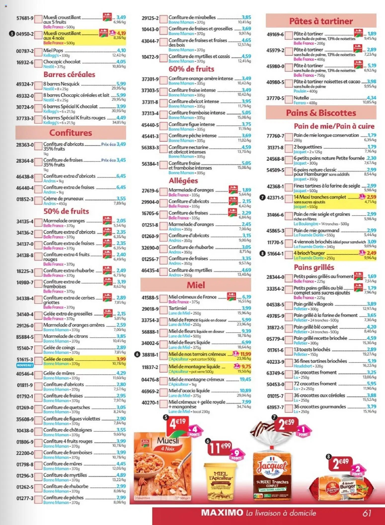 Maximo catalogue à partir du 02/03/2026 Maximo catalogue epicerie (2026-03-02 - 2026-03-29)