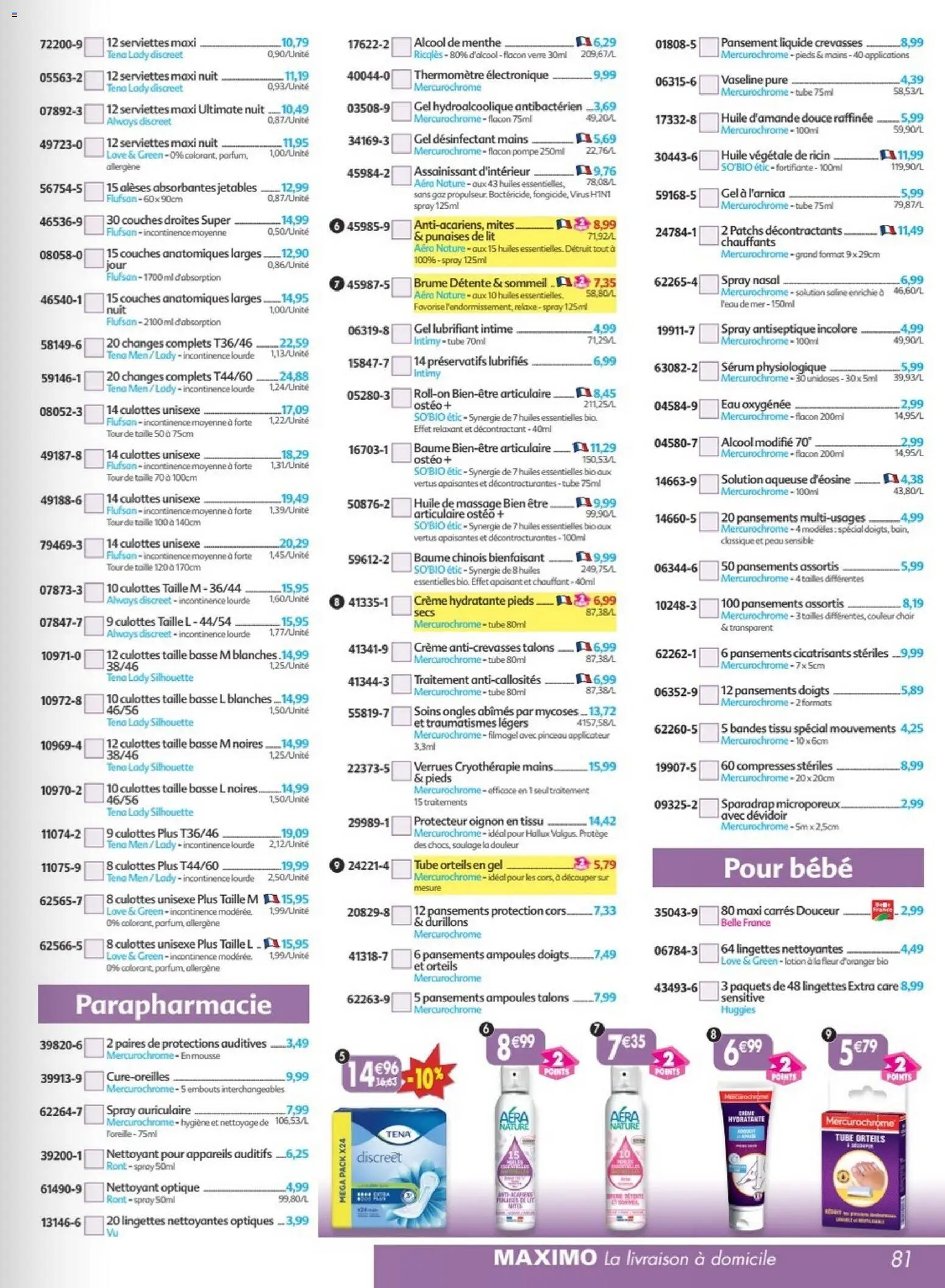 Maximo catalogue à partir du 02/03/2026 Maximo catalogue epicerie (2026-03-02 - 2026-03-29)