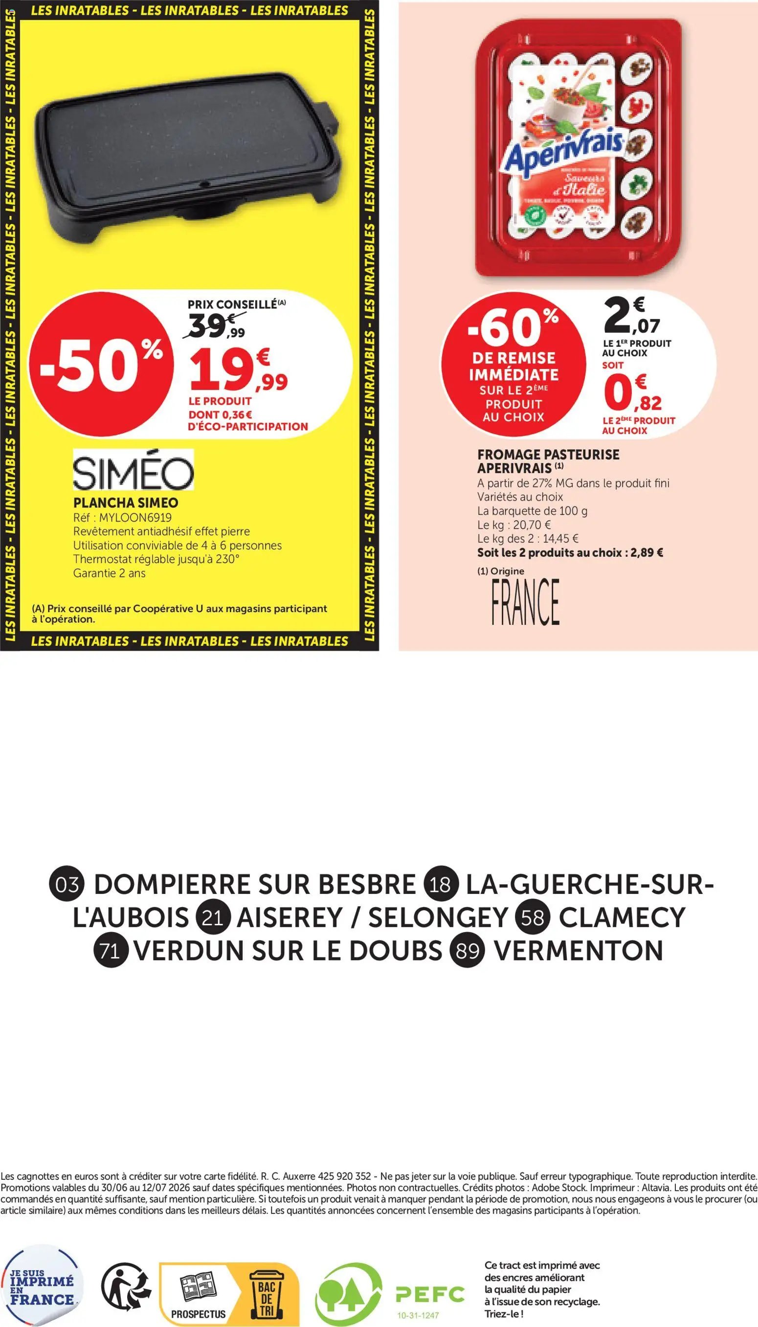 bi1 catalogue à partir du 30/06/2026 bi1 Catalogue supermarché