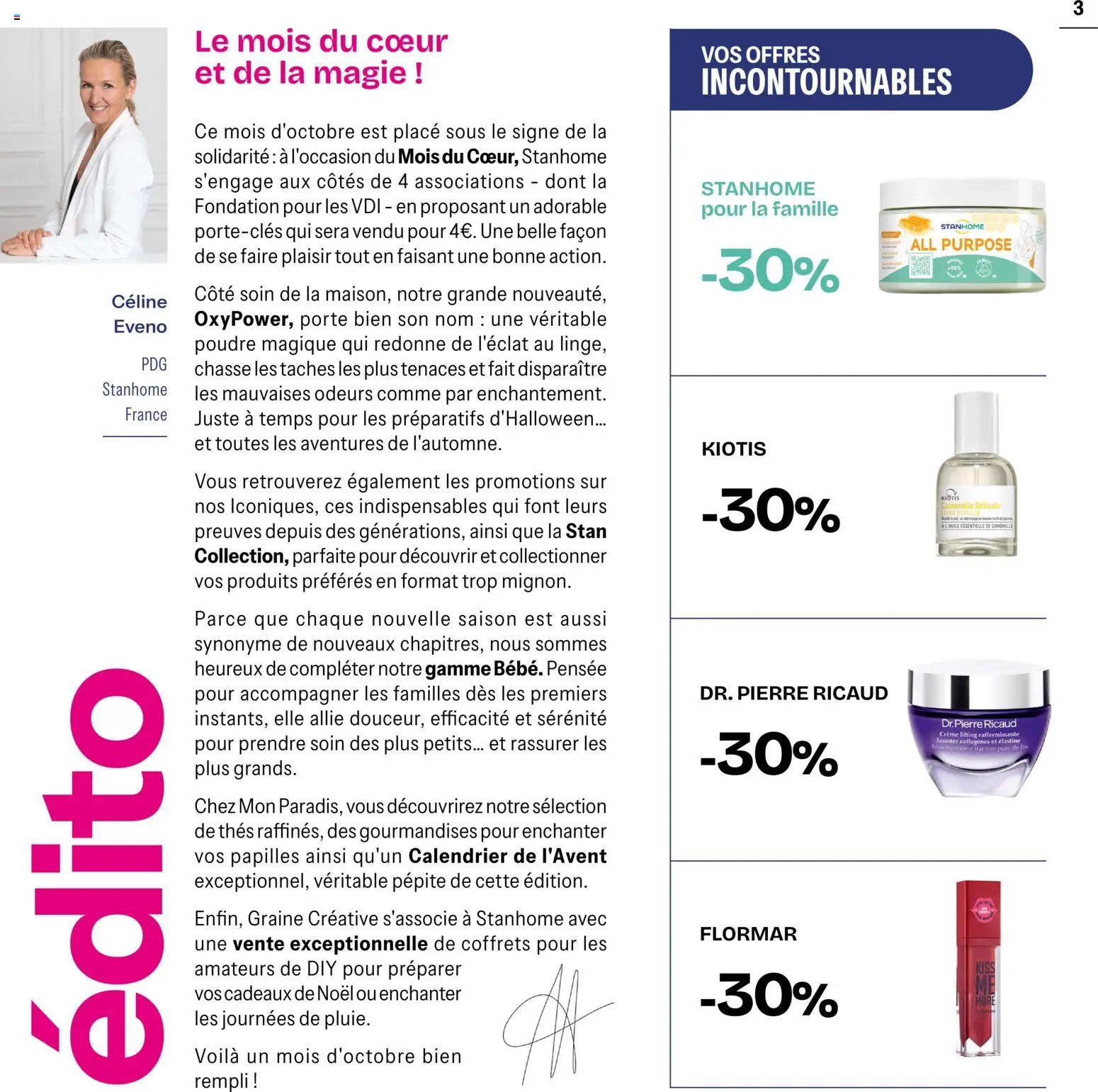 Stanhome catalogue à partir du 29/09/2026 Stanhome catalogue