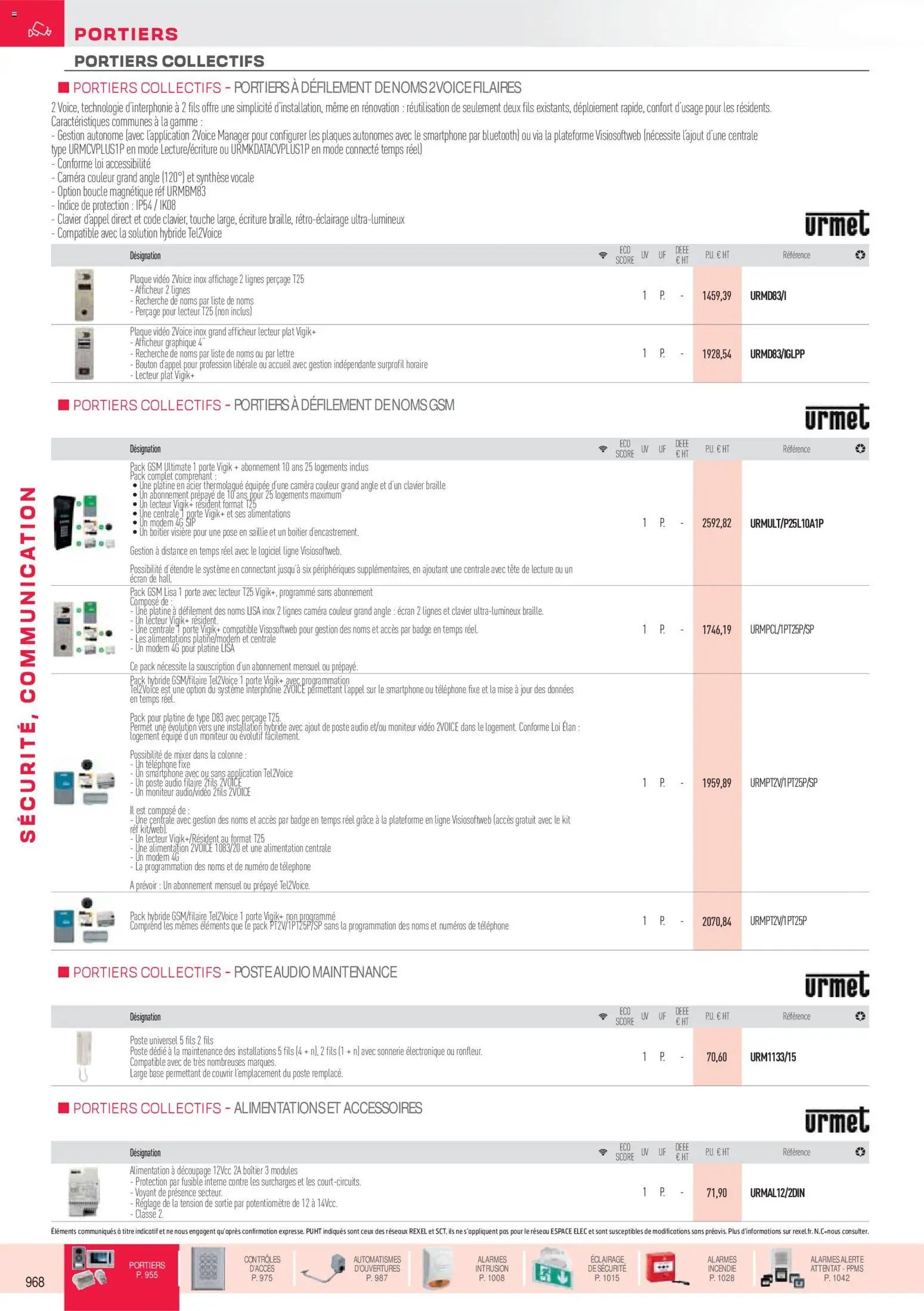 Rexel catalogue à partir du 18/11/2025 Brochure sécurité, communication